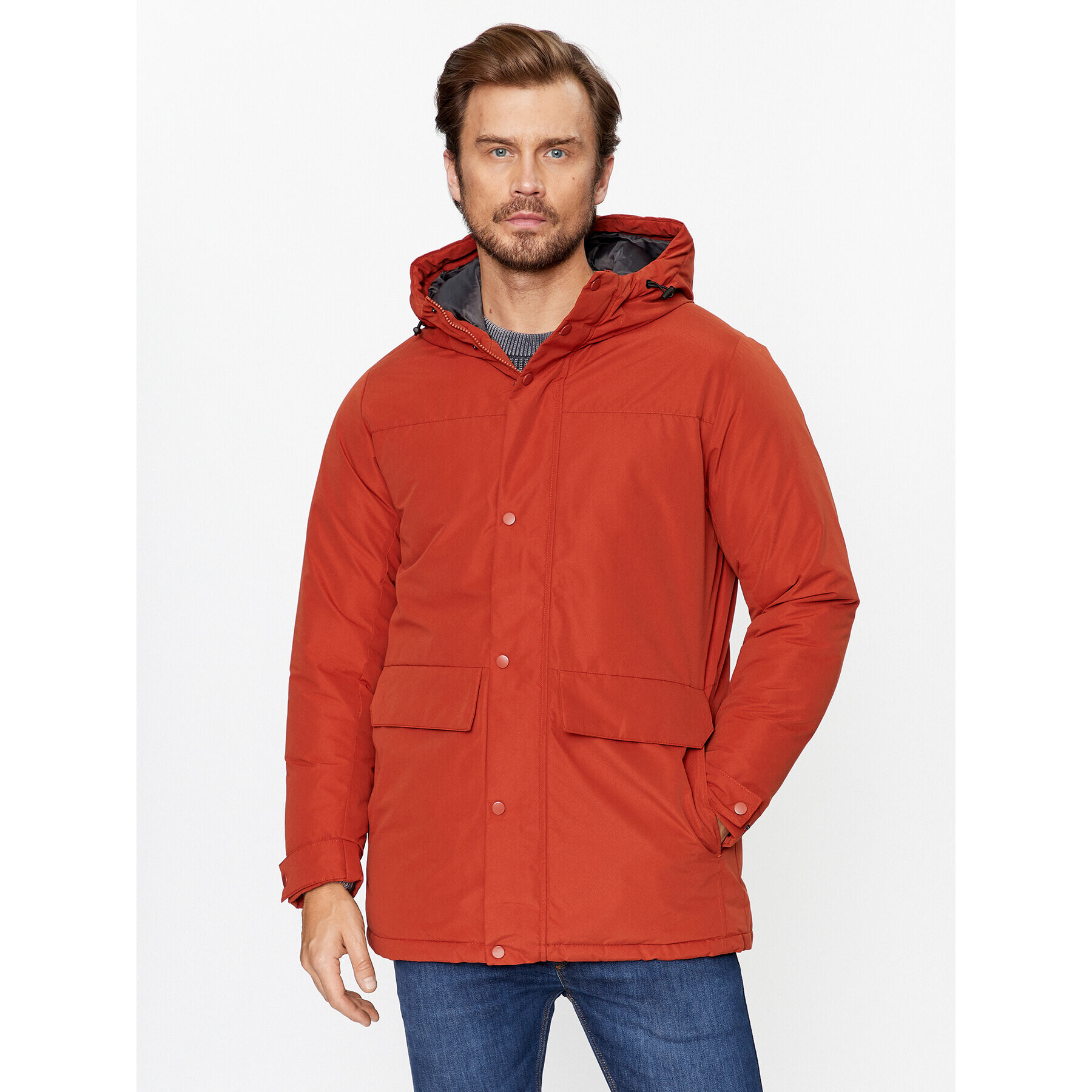 Jack&Jones Télikabát 12236015 Narancssárga Regular Fit - Pepit.hu