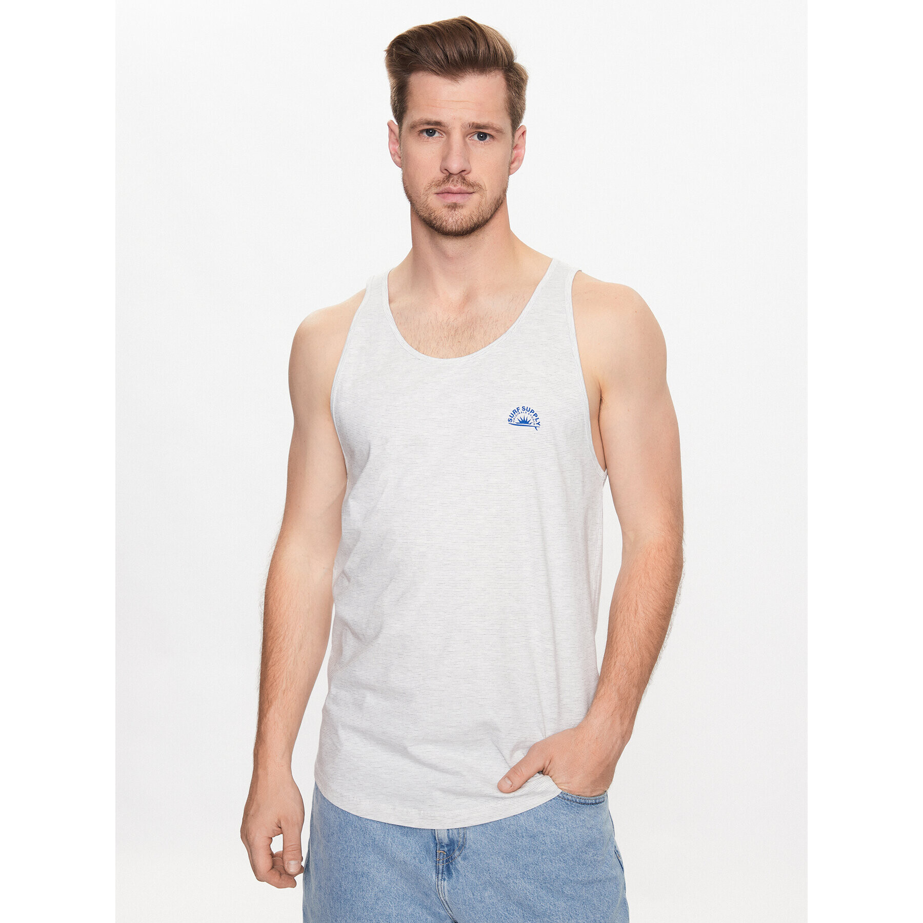 Jack&Jones Trikó Tulum 12234252 Fehér Standard Fit - Pepit.hu