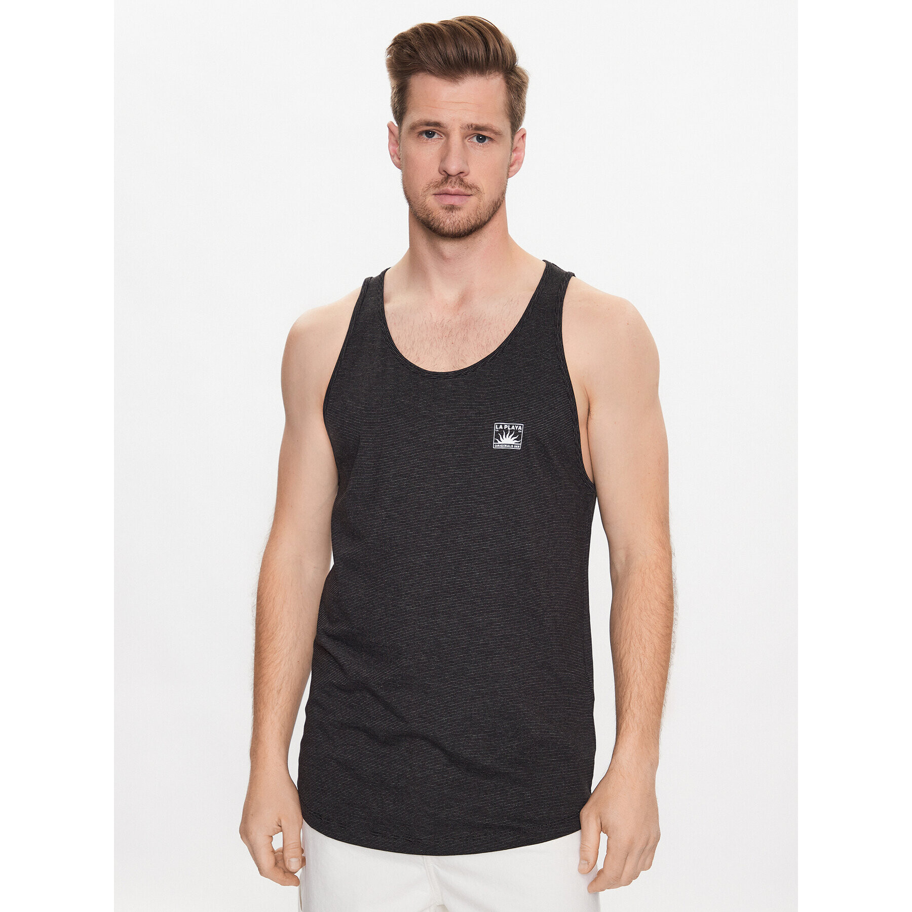 Jack&Jones Trikó Tulum 12234252 Fekete Standard Fit - Pepit.hu