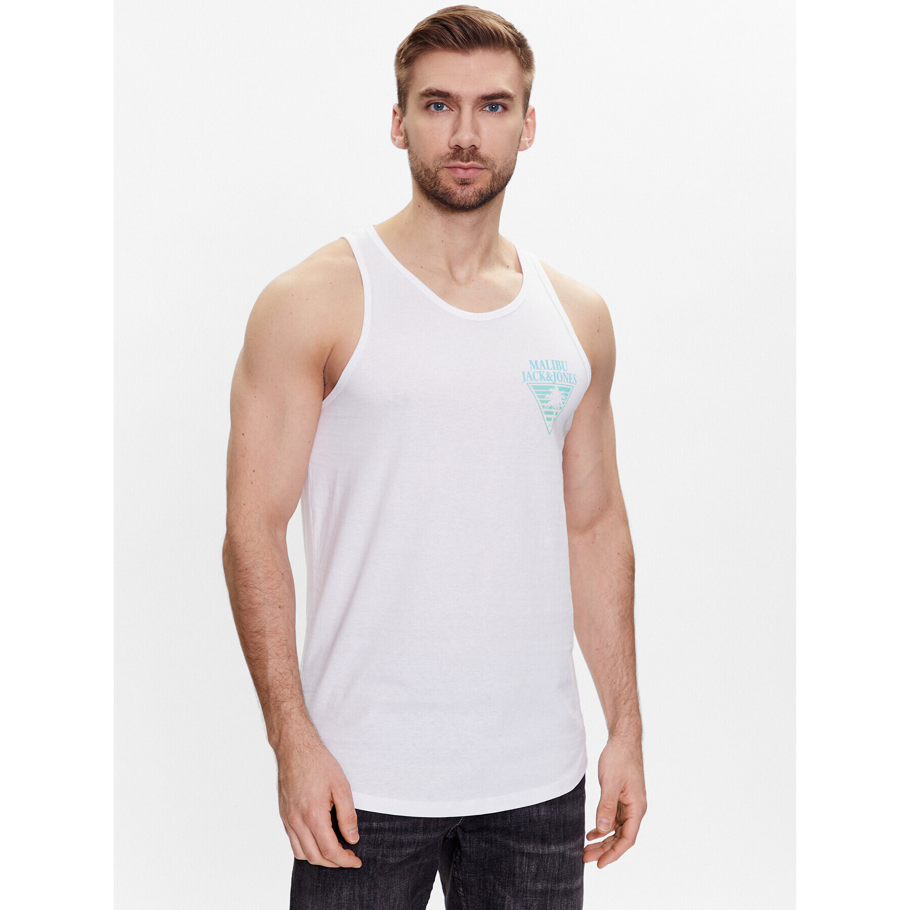 Jack&Jones Trikó 12234269 Fehér Standard Fit - Pepit.hu