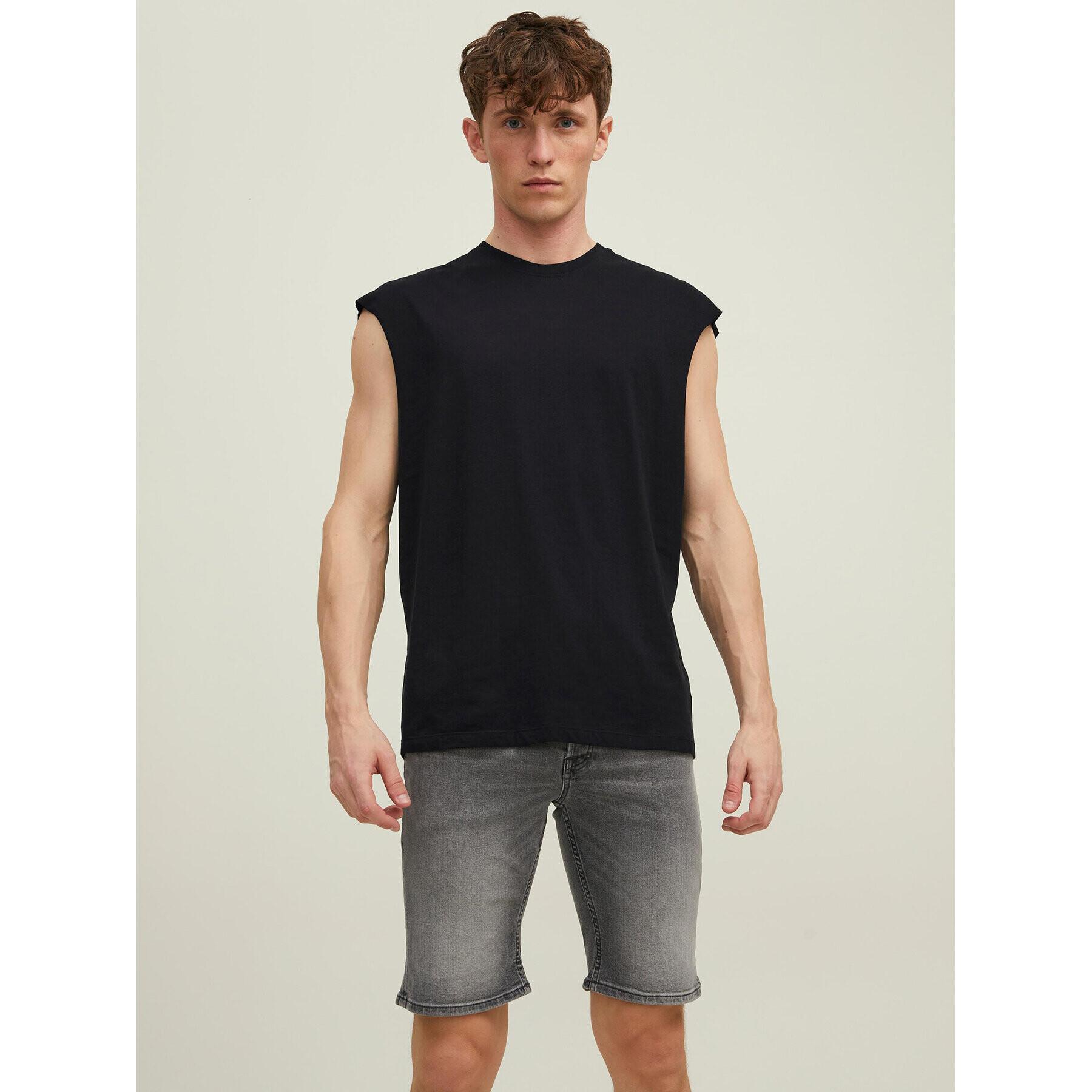 Jack&Jones Trikó Brink 12210055 Fekete Loose Fit - Pepit.hu