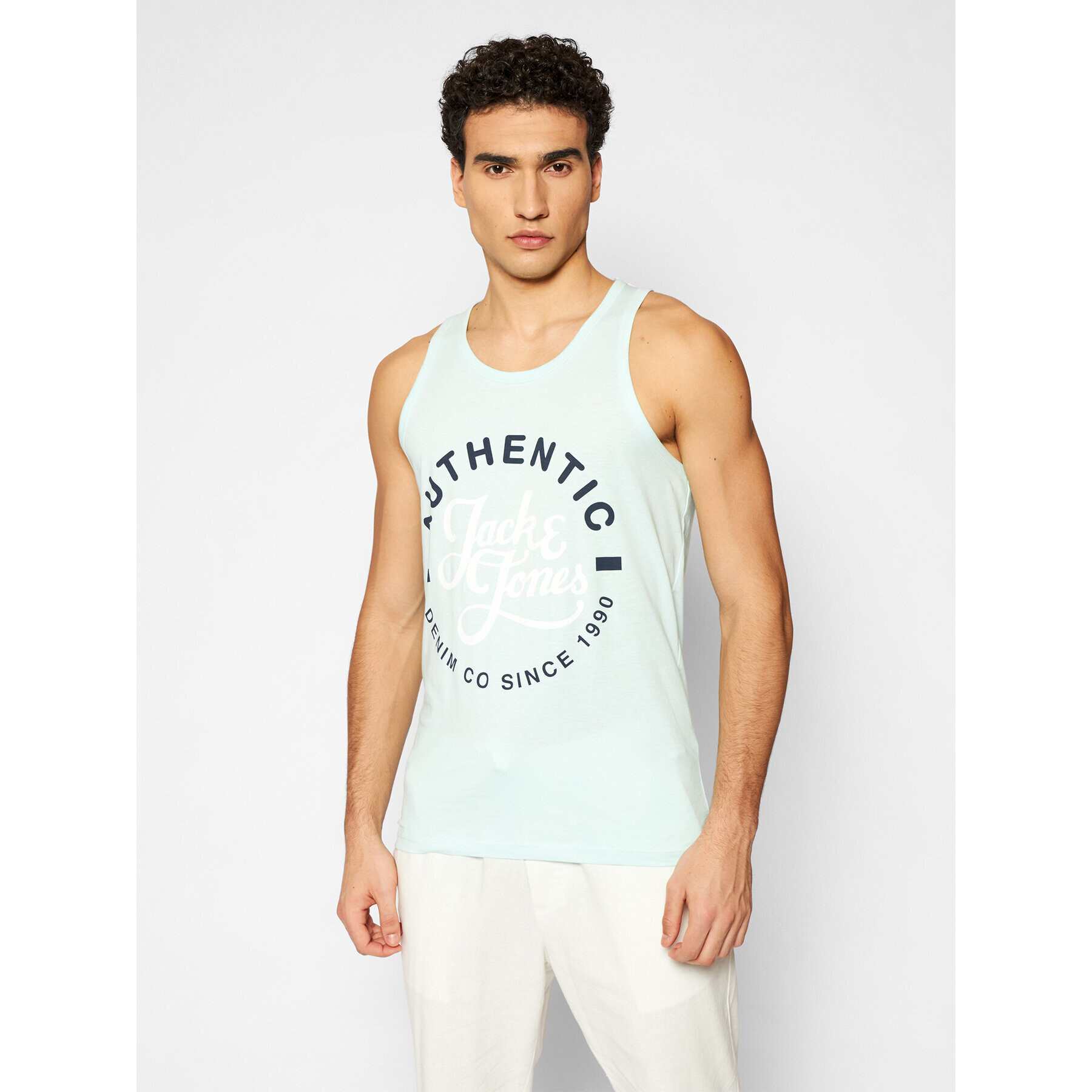 Jack&Jones Trikó Moon 12182341 Zöld Regular Fit - Pepit.hu