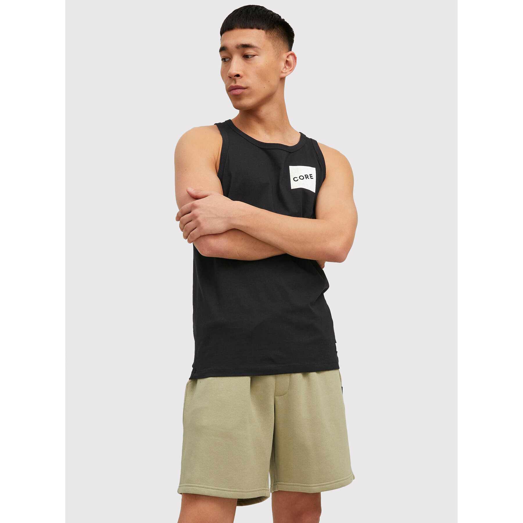 Jack&Jones Trikó Nights 12210316 Fekete Regular Fit - Pepit.hu