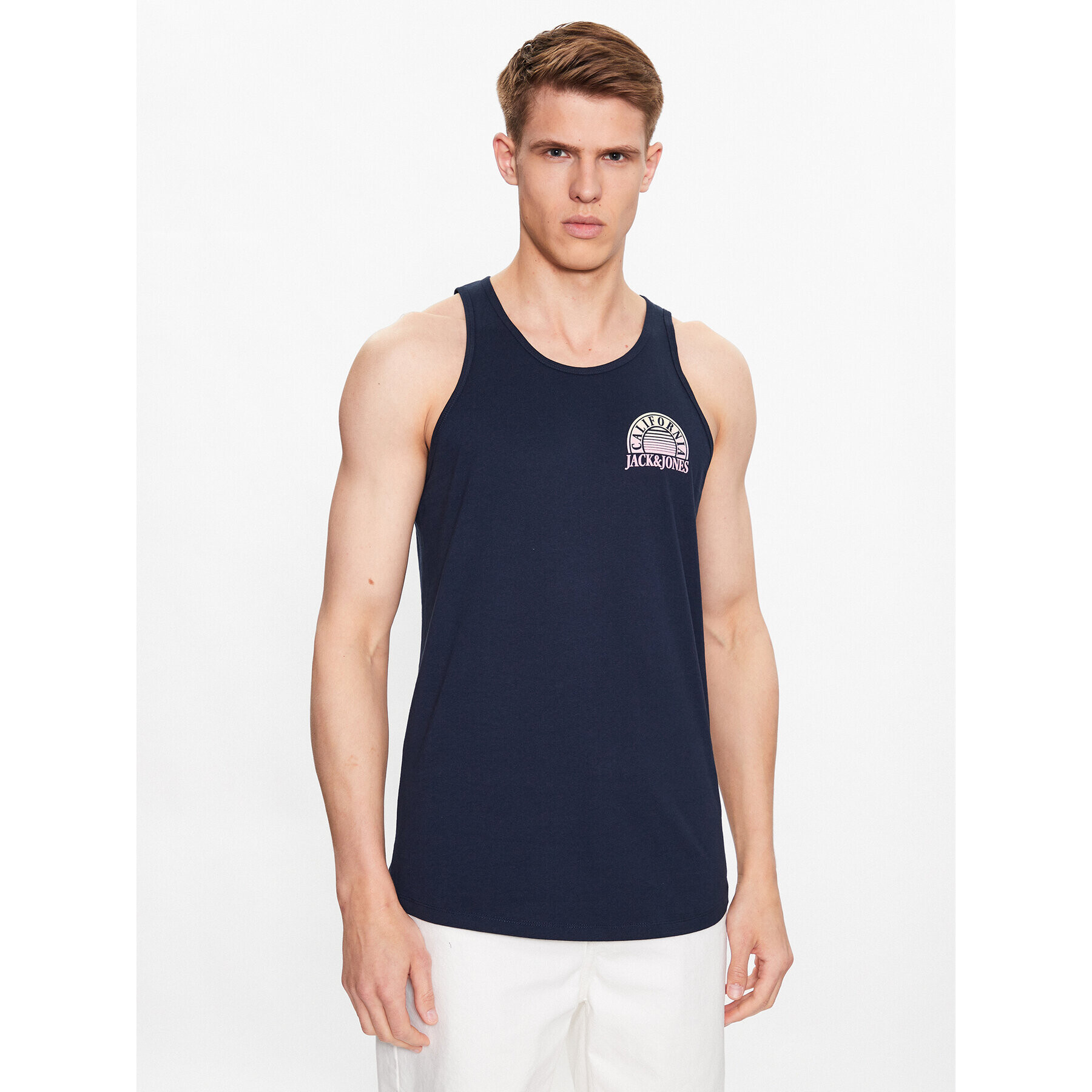 Jack&Jones Trikó Palma 12234269 Sötétkék Standard Fit - Pepit.hu