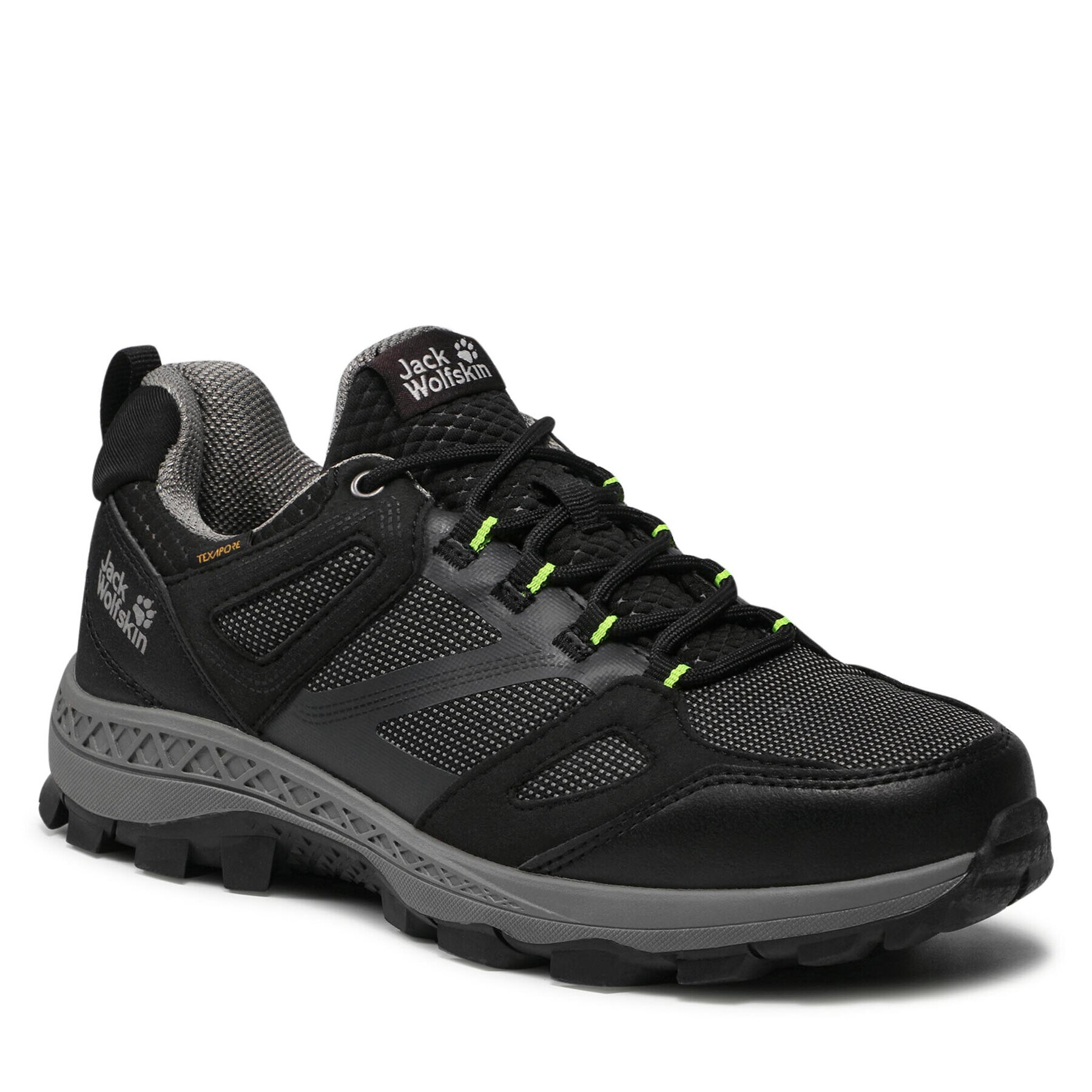 Jack Wolfskin Bakancs Downhill Texapore Low M 4043851 Fekete - Pepit.hu