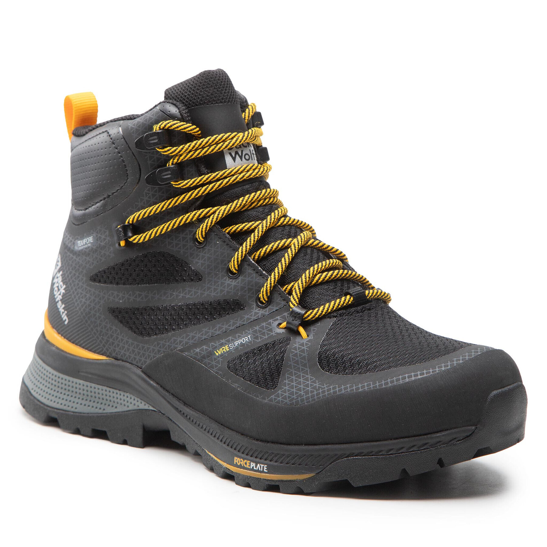 Jack Wolfskin Bakancs Force Striker Texapore Mid M 4038823 Fekete - Pepit.hu