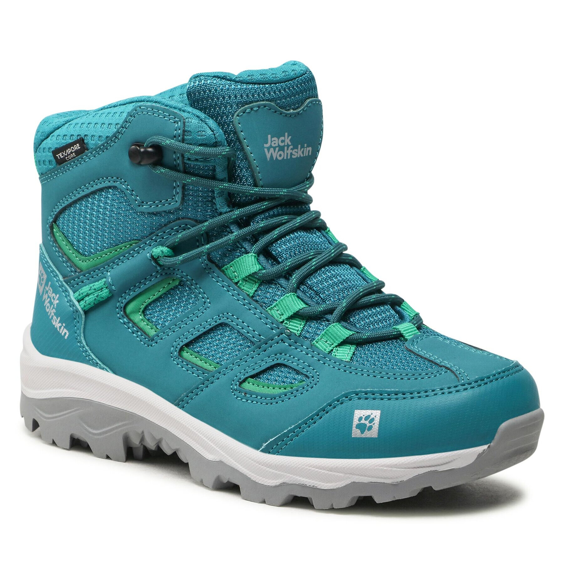 Jack Wolfskin Bakancs Vojo Texapore Mid K 4042181 Türkizkék - Pepit.hu