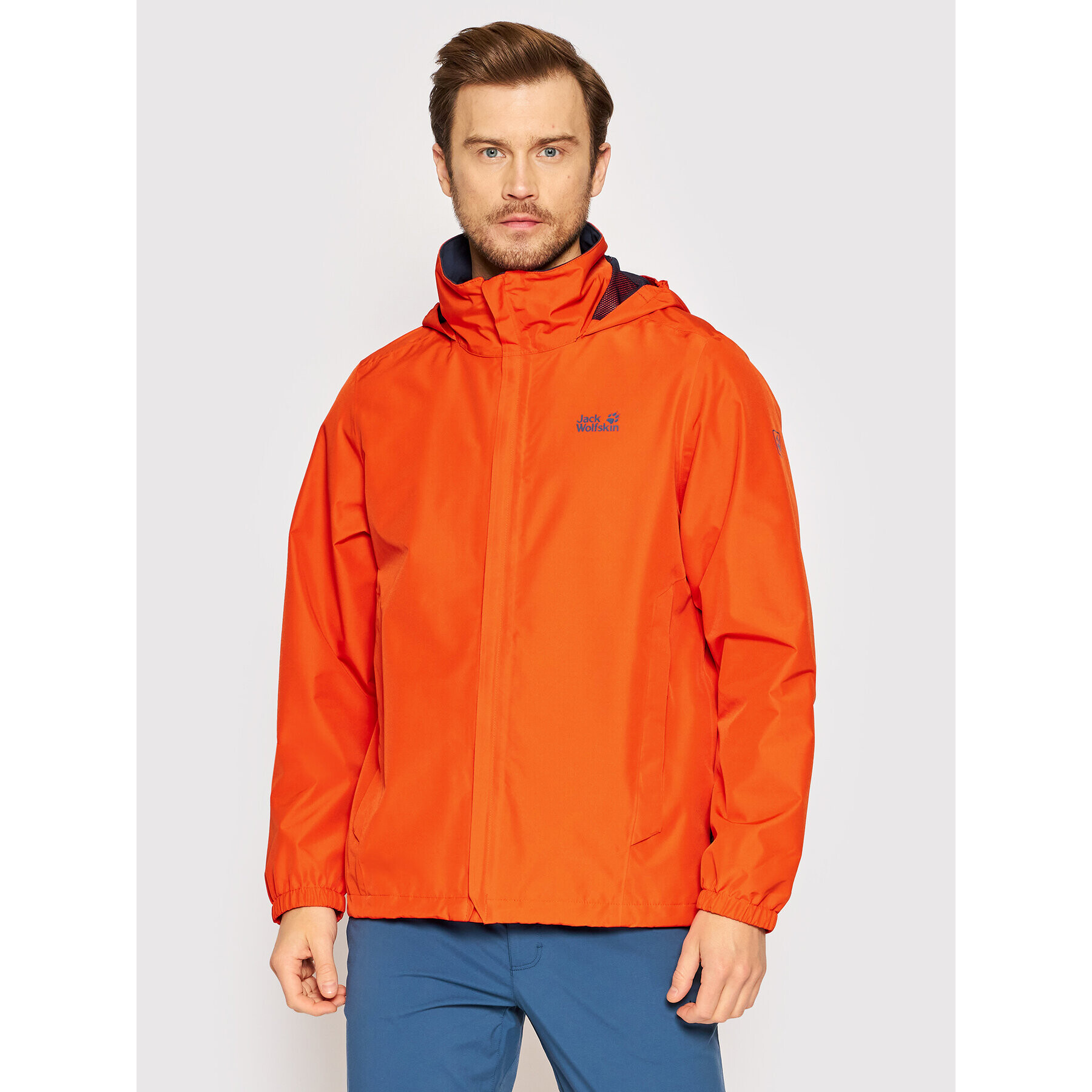 Jack Wolfskin Hardshell kabát Stormy Point 1111141 Narancssárga Regular Fit - Pepit.hu