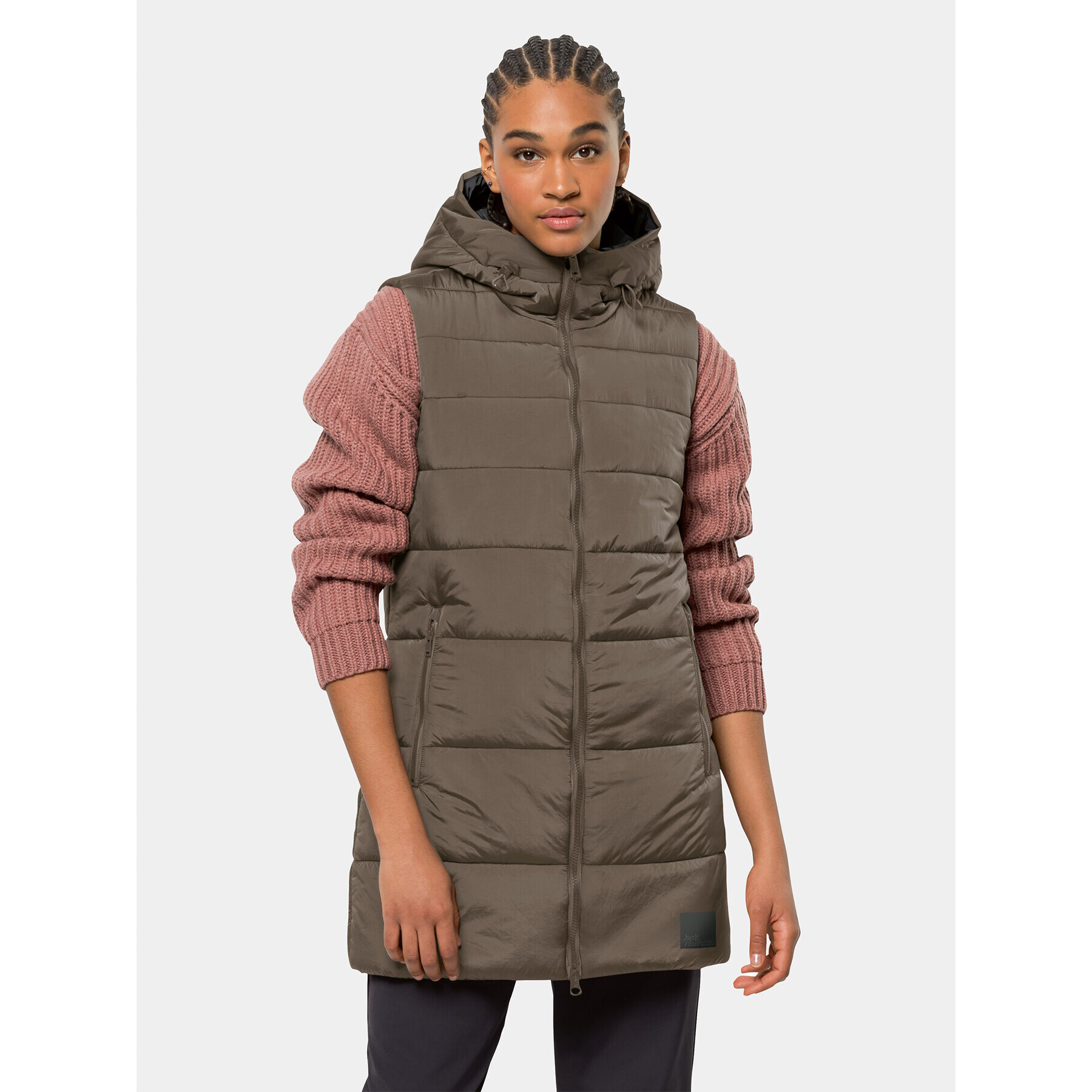 Jack Wolfskin Mellény Eisbach Vest 1206991 Barna Regular Fit - Pepit.hu