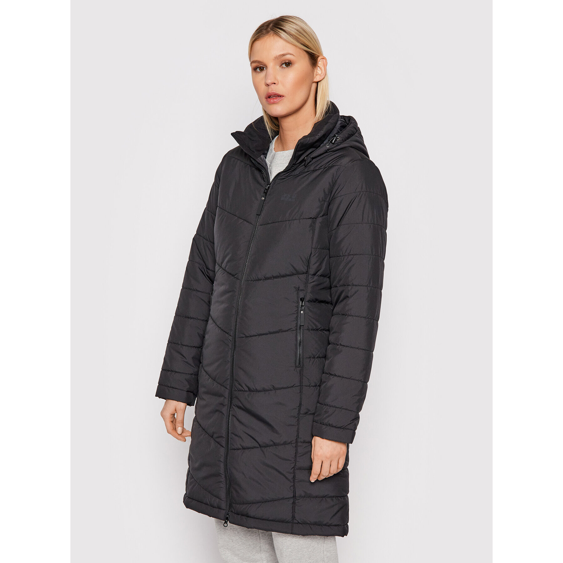 Jack Wolfskin Pehelykabát North York 1205501 Fekete Regular Fit - Pepit.hu