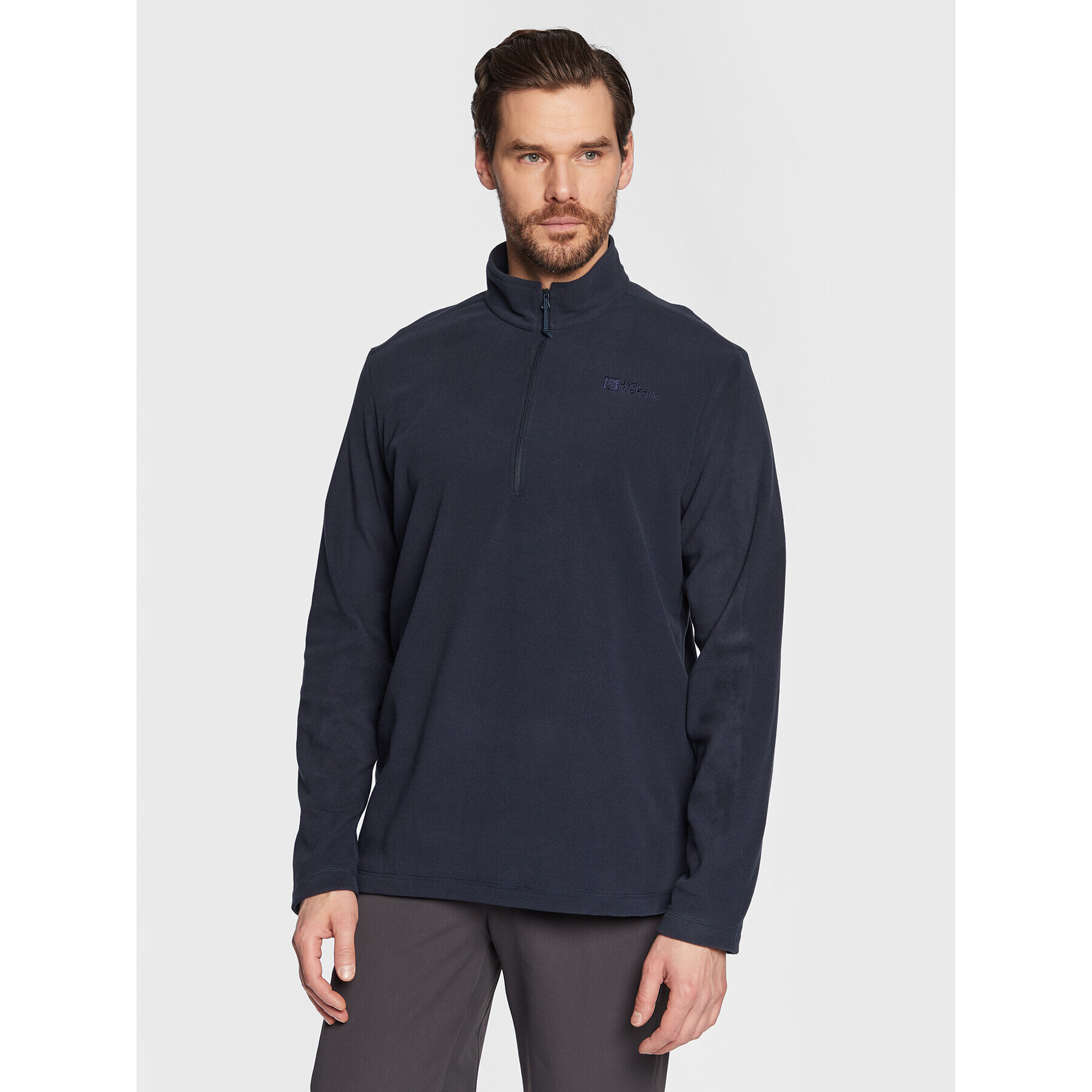 Jack Wolfskin Polár kabát Taunus 1709522 Sötétkék Regular Fit - Pepit.hu