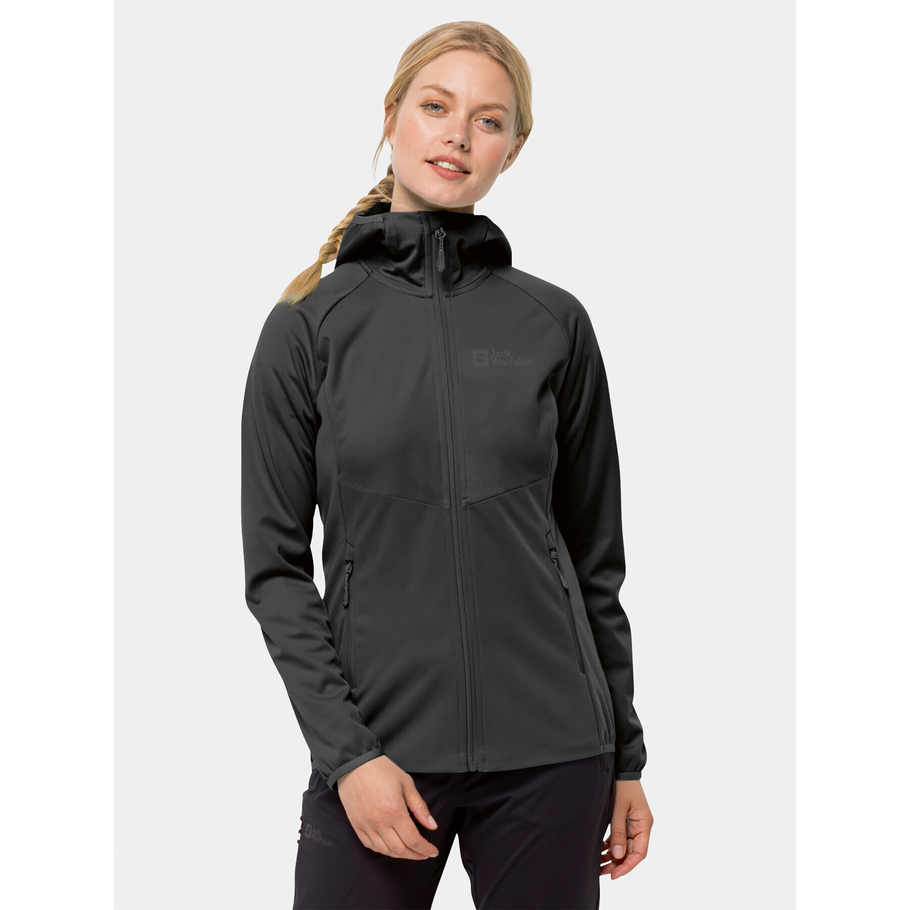 Jack Wolfskin Softshell kabát Go Hike Softshell 1306862 Fekete Regular Fit - Pepit.hu