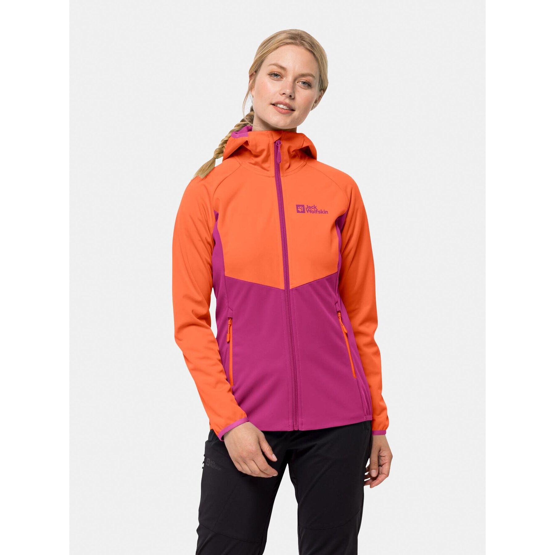 Jack Wolfskin Softshell kabát Go Hike Softshell 1306862 Rózsaszín Regular Fit - Pepit.hu