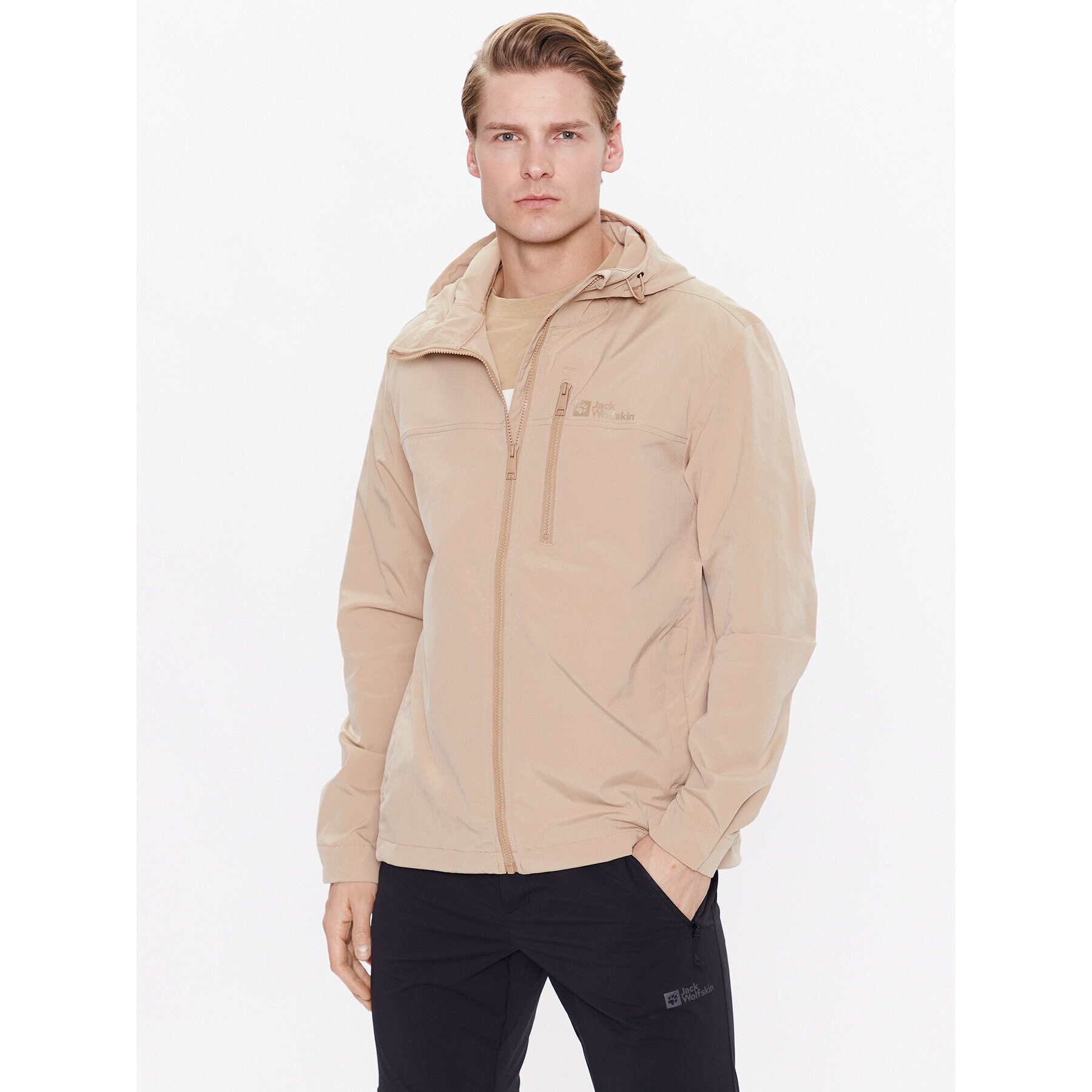 Jack Wolfskin Széldzseki Desert Wind 1306412 Bézs Regular Fit - Pepit.hu