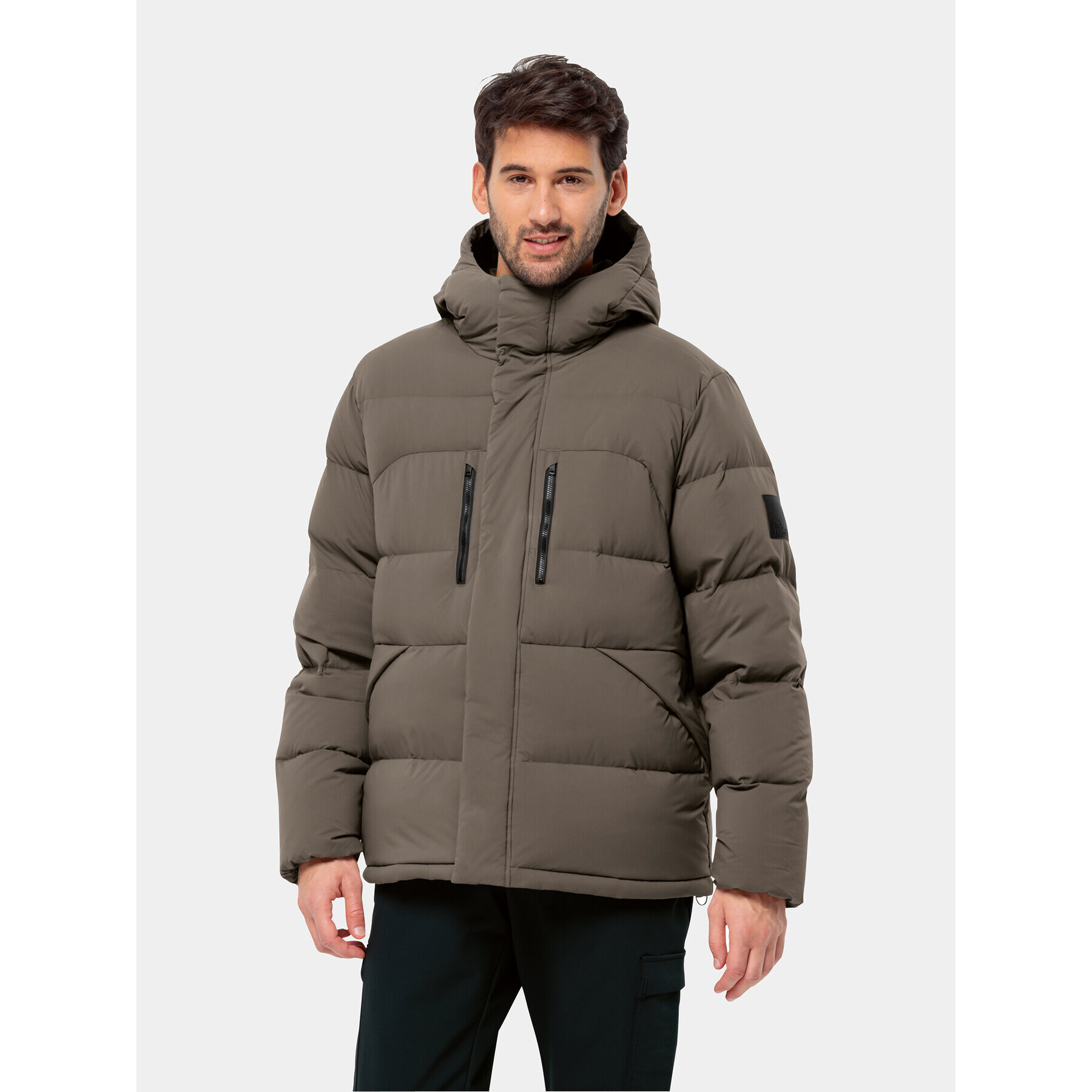 Jack Wolfskin Pehelykabát Roemertor 1207421 Barna Regular Fit - Pepit.hu