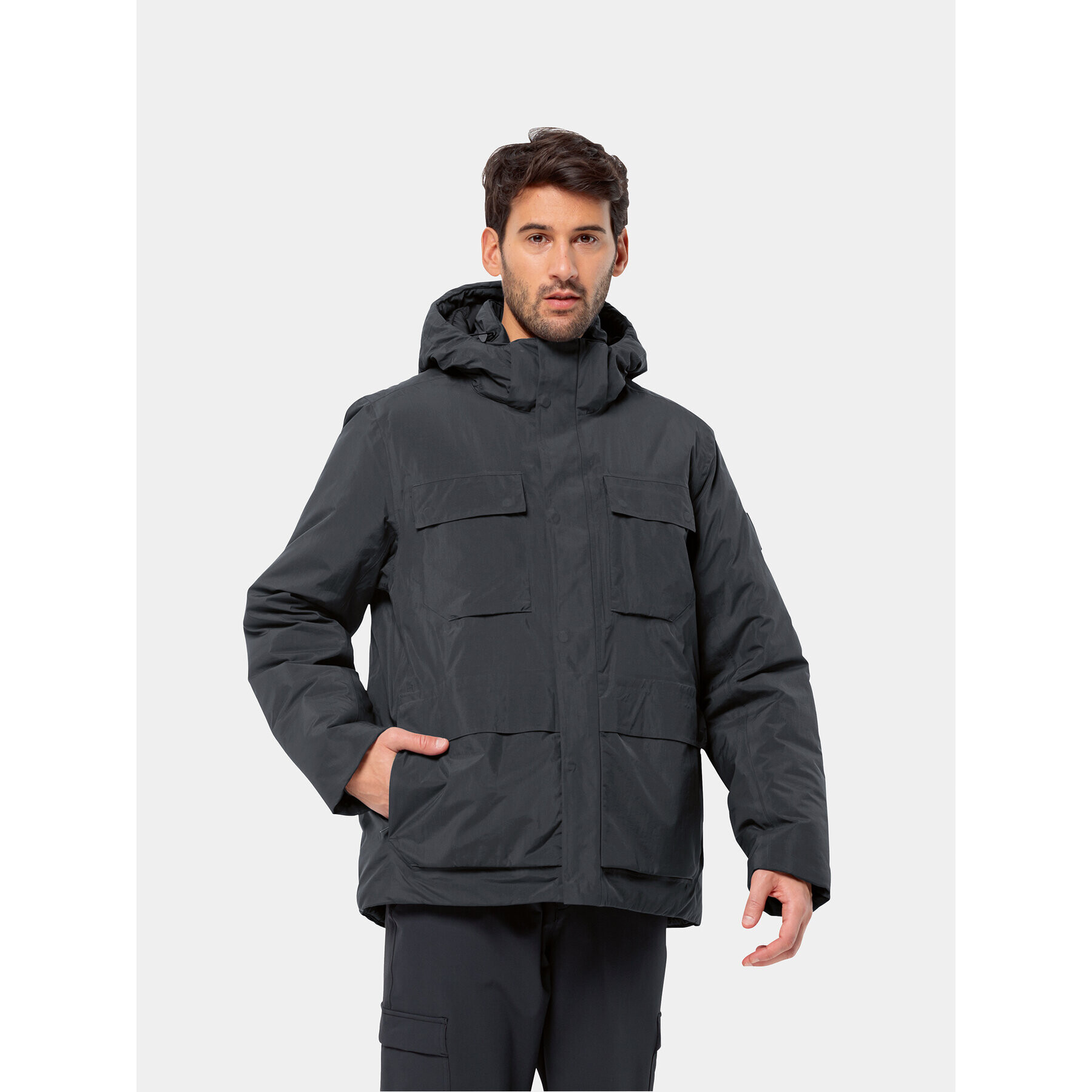 Jack Wolfskin Télikabát Textor Utility Jkt 1116101 Fekete Regular Fit - Pepit.hu