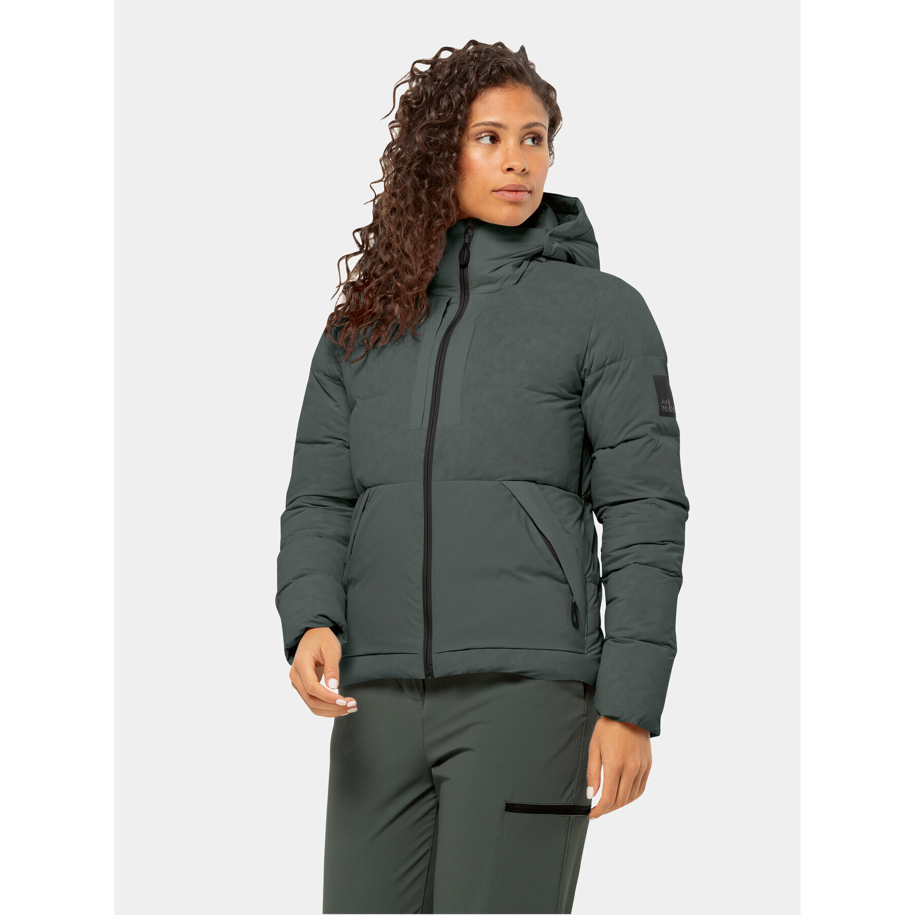 Jack Wolfskin Télikabát Wandermood Down Jkt 1207321 Zöld Regular Fit - Pepit.hu