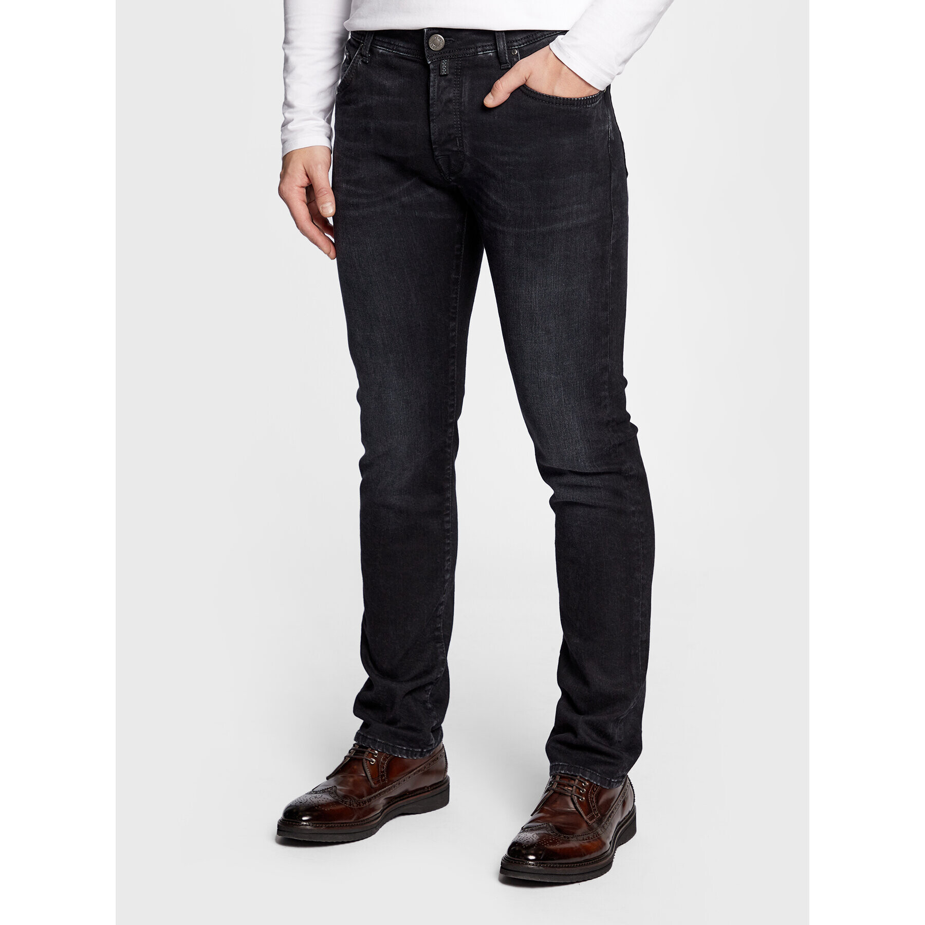 Jacob Cohën Farmer Nick U Q E06 30 S 3622 Fekete Slim Fit - Pepit.hu