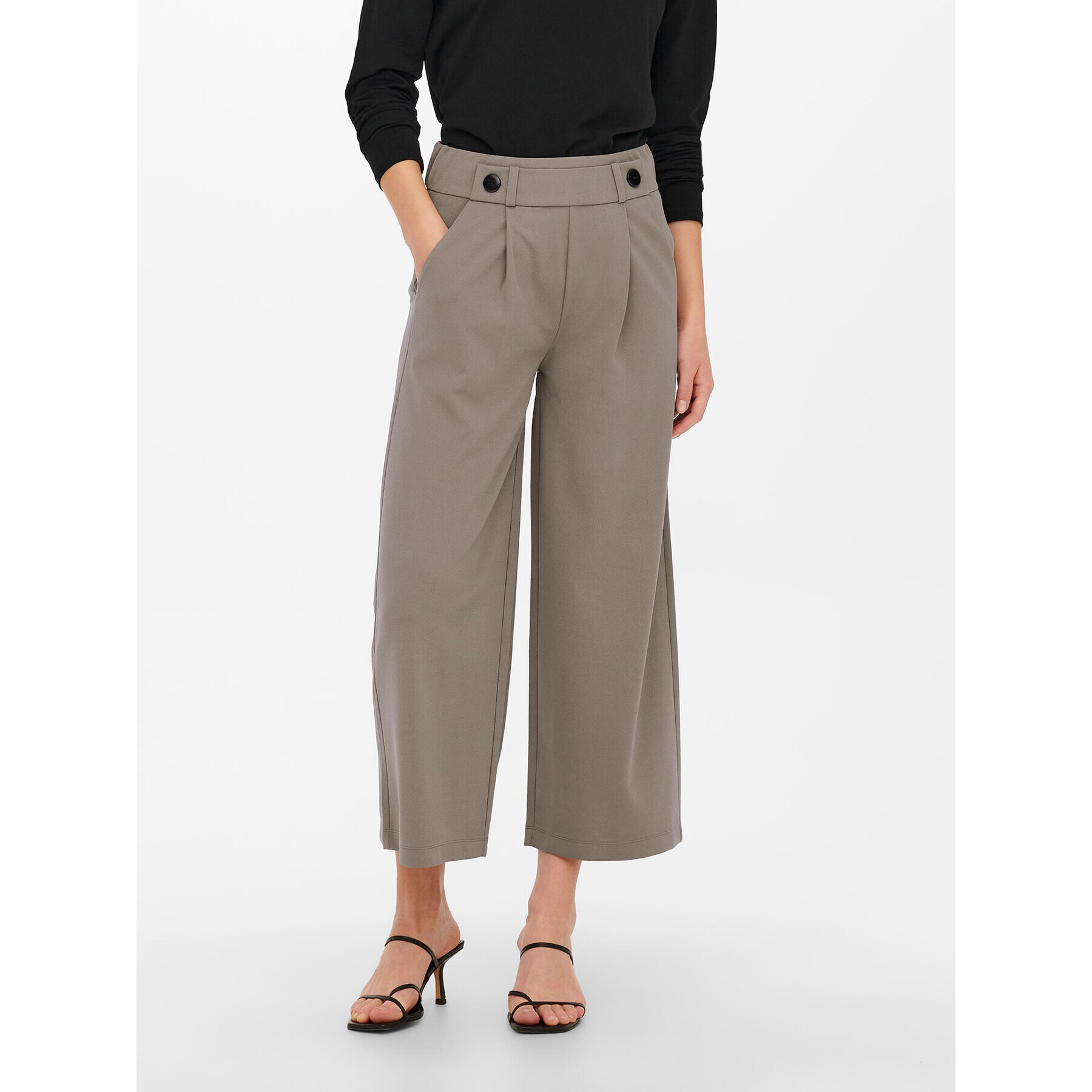 JDY Culotte nadrág Geggo 15208417 Bézs Wide Leg - Pepit.hu