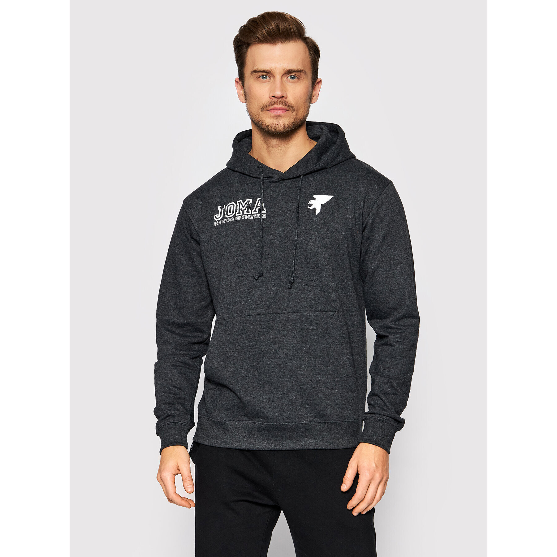 Joma Pulóver Urban Street Hoodie 102558.150 Szürke Regular Fit - Pepit.hu