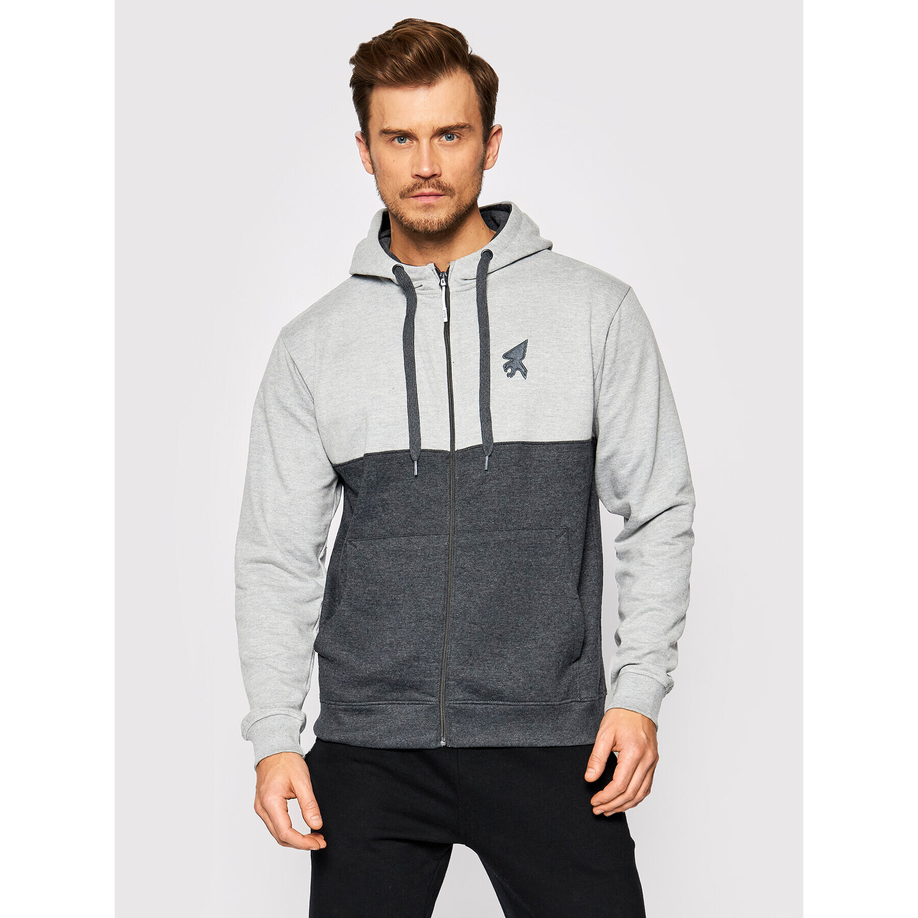 Joma Pulóver Urban Street Zip-Up 102475.160 Szürke Regular Fit - Pepit.hu