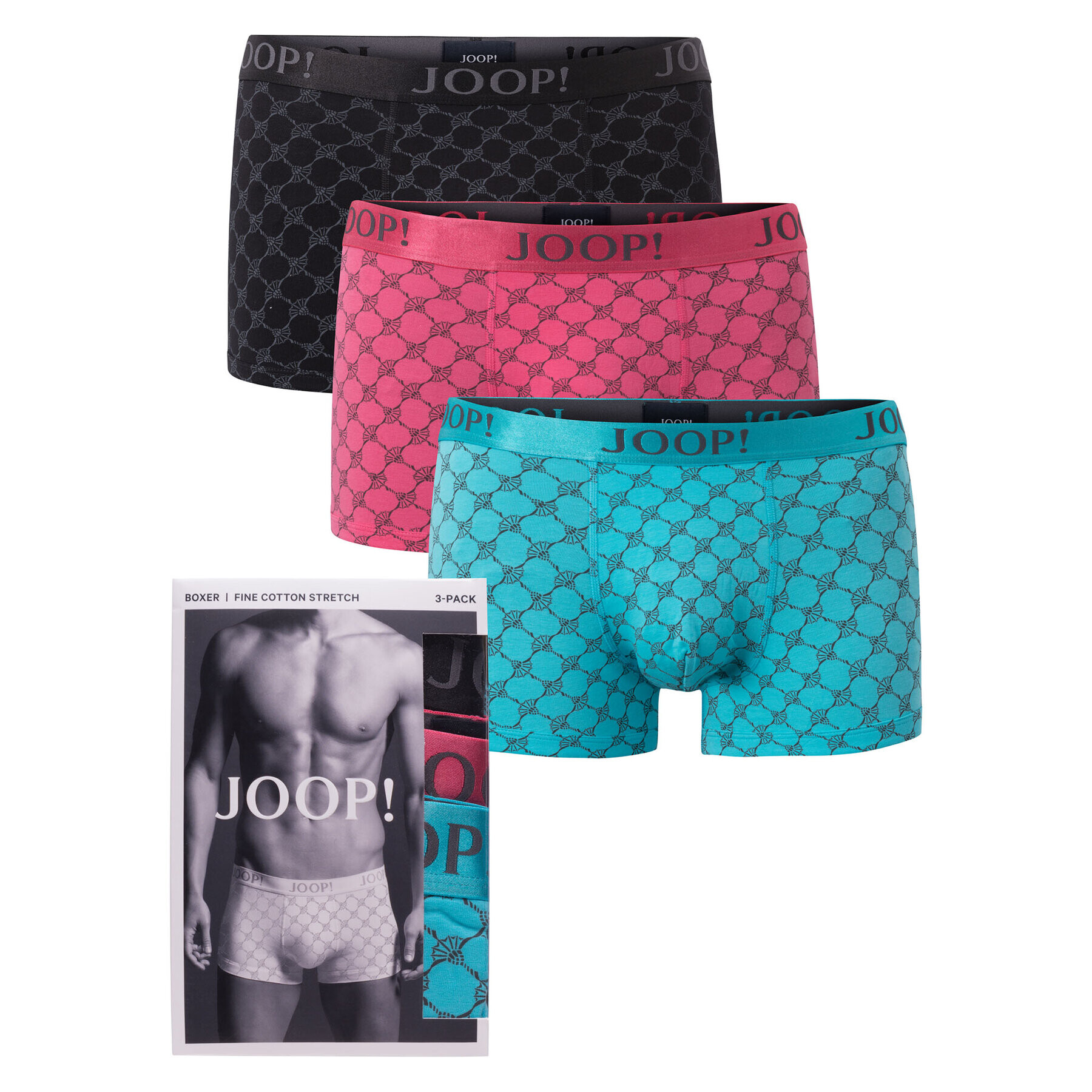 JOOP! 3 darab boxer 30036189 Színes Shaped Fit - Pepit.hu