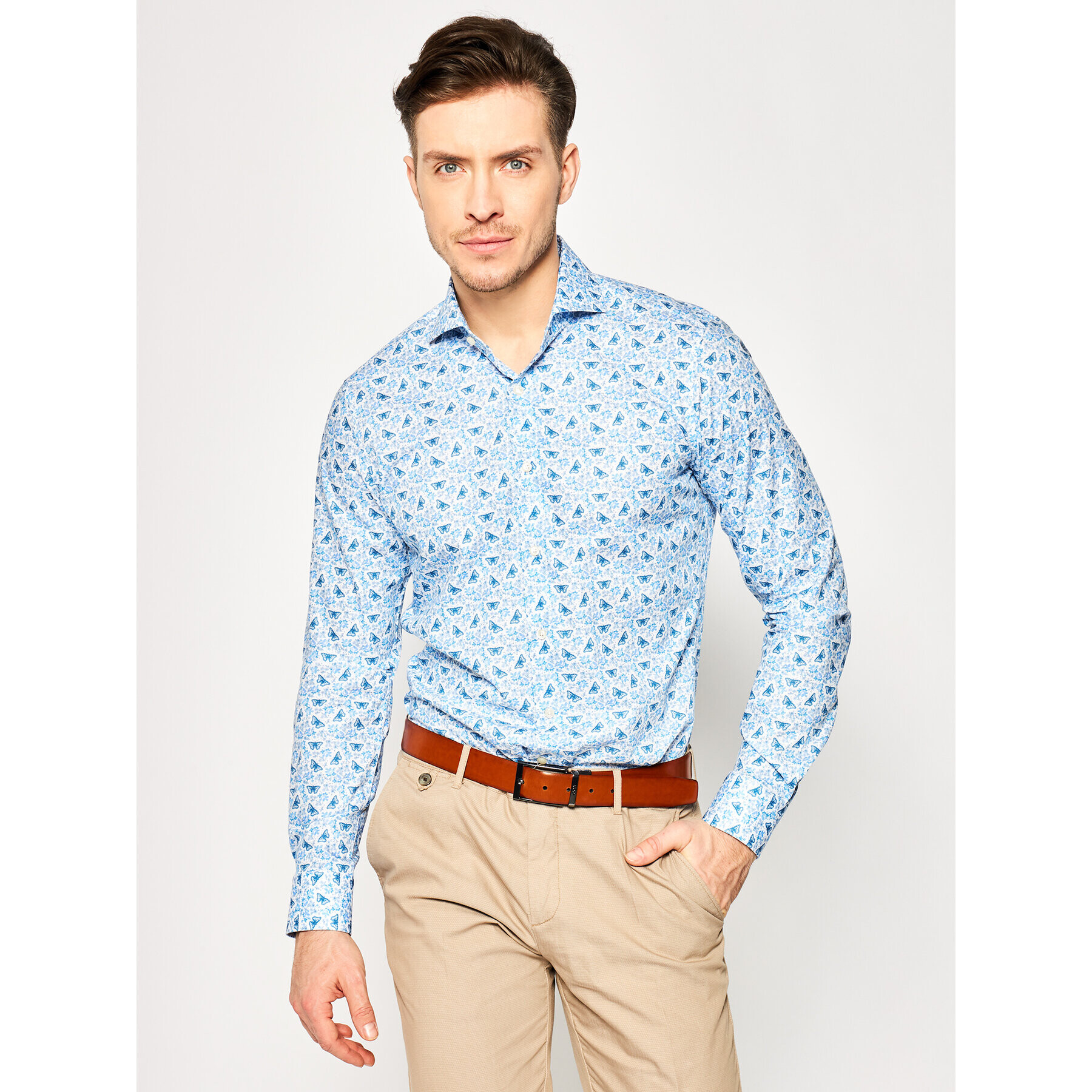 JOOP! Ing 17 JSH-52Pajos 30019746 Kék Slim Fit - Pepit.hu