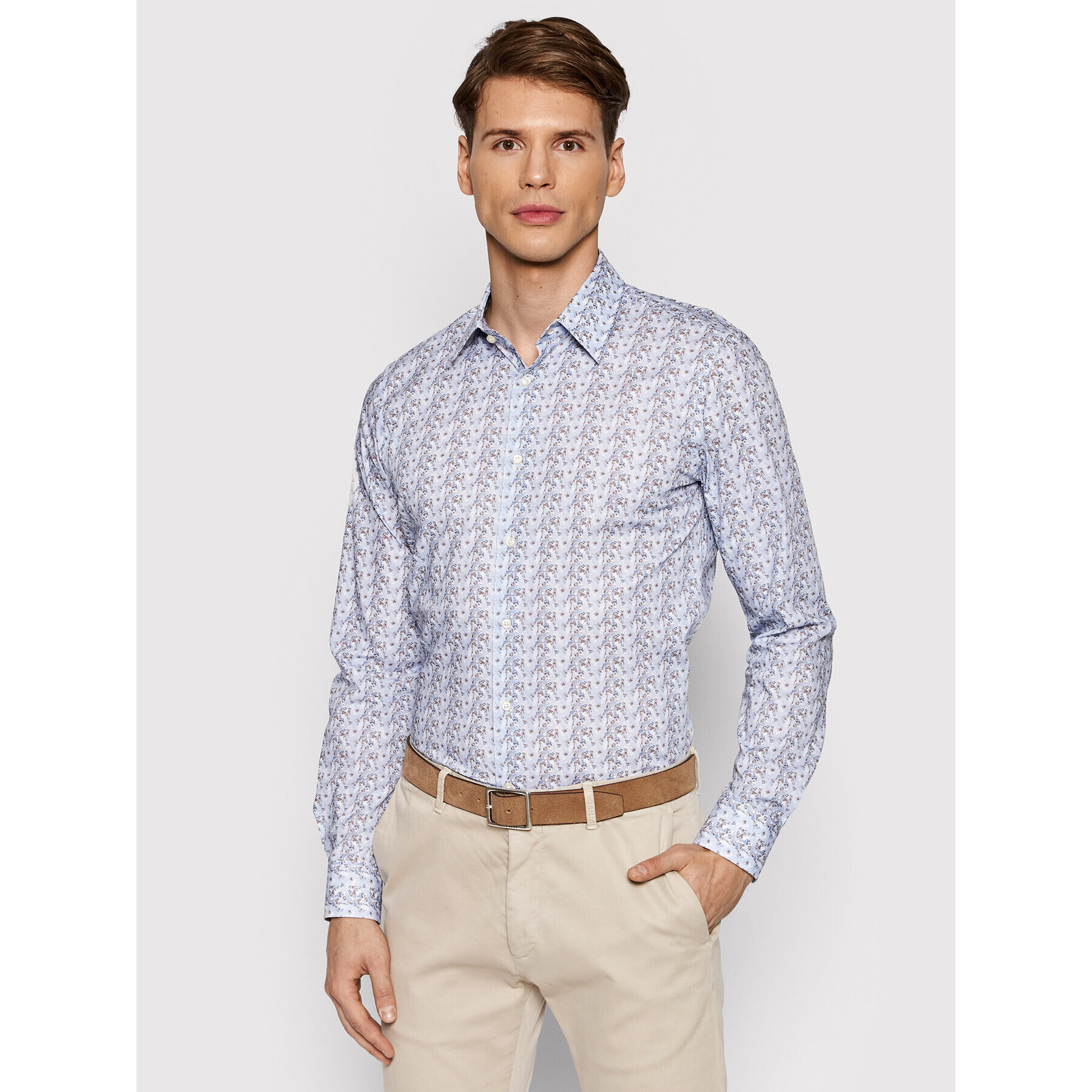 JOOP! Ing Pierce 30018889 Kék Slim Fit - Pepit.hu