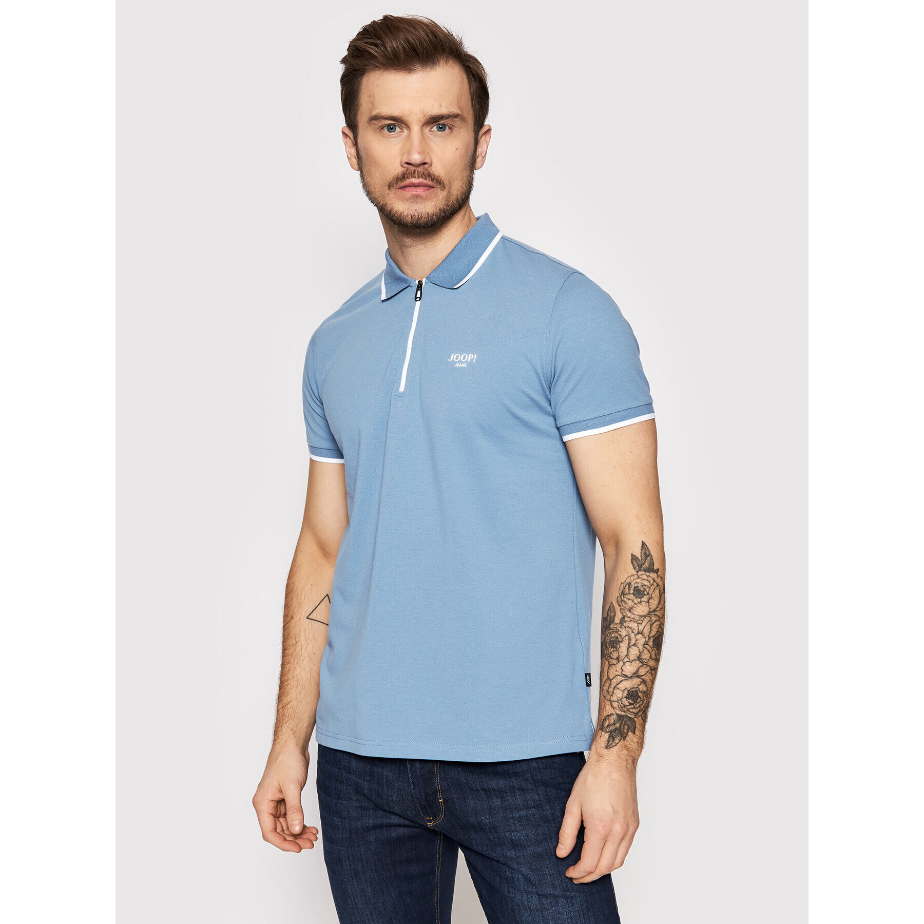 JOOP! Jeans Pólóing JJ222J050 30030997 Kék Regular Fit - Pepit.hu