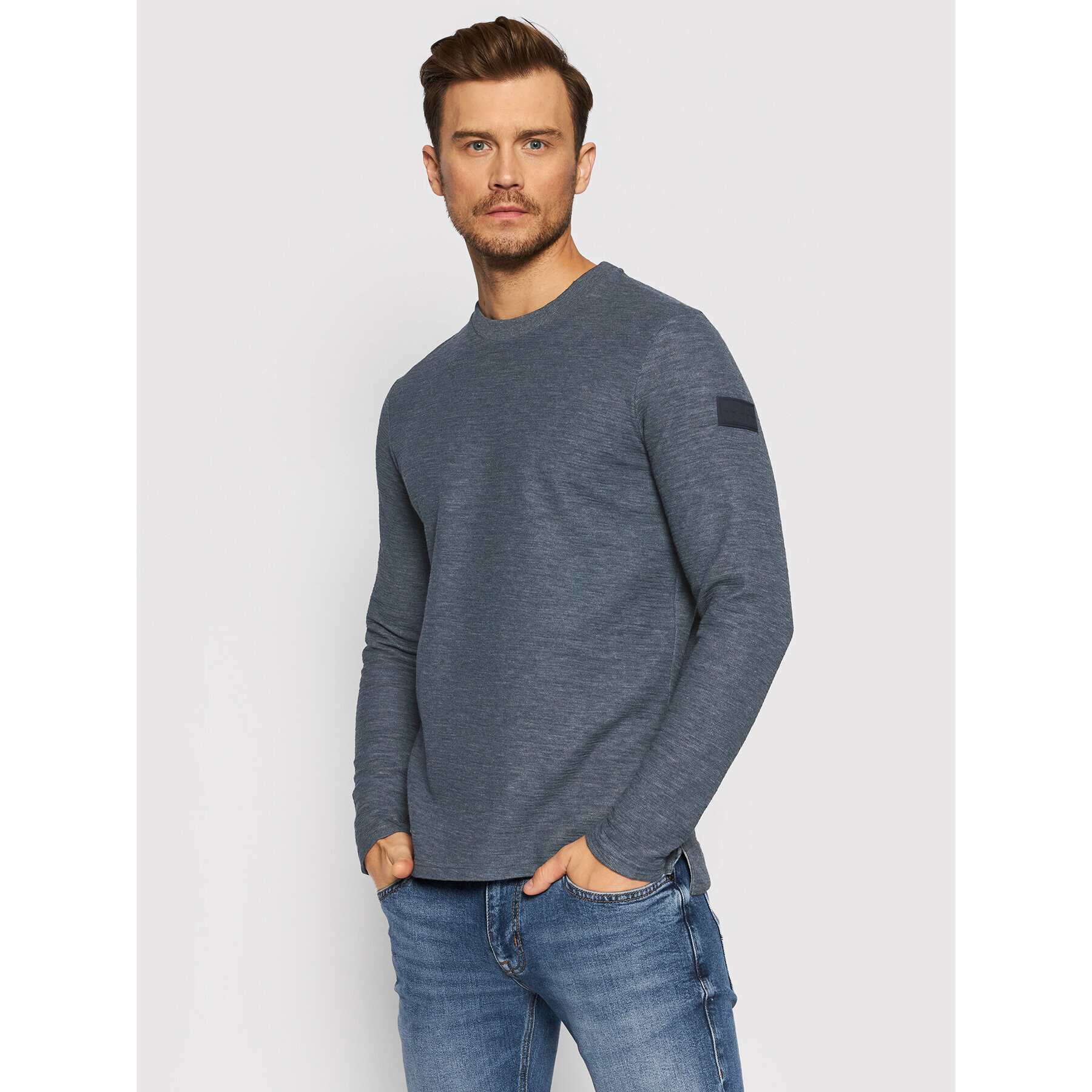 JOOP! Jeans Sweater 15 JJJ-34Sebastian 30027883 Sötétkék Regular Fit - Pepit.hu