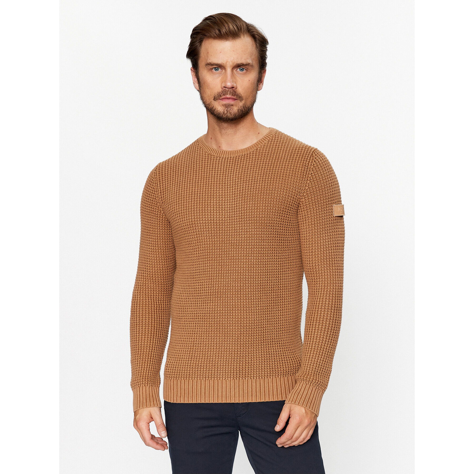 JOOP! Jeans Sweater 30037715 Bézs Modern Fit - Pepit.hu