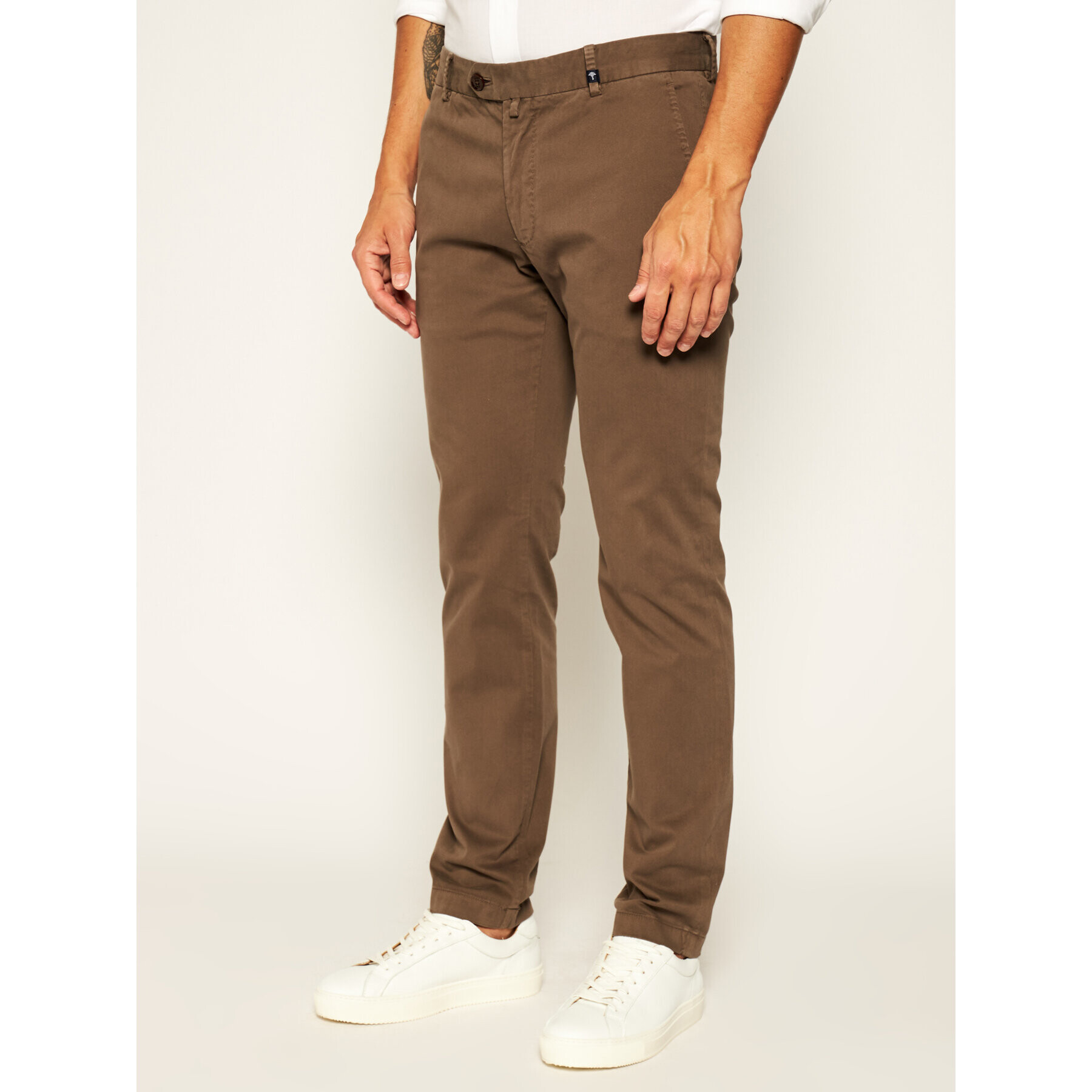 JOOP! Szövet nadrág 30017330 Barna Slim Fit - Pepit.hu