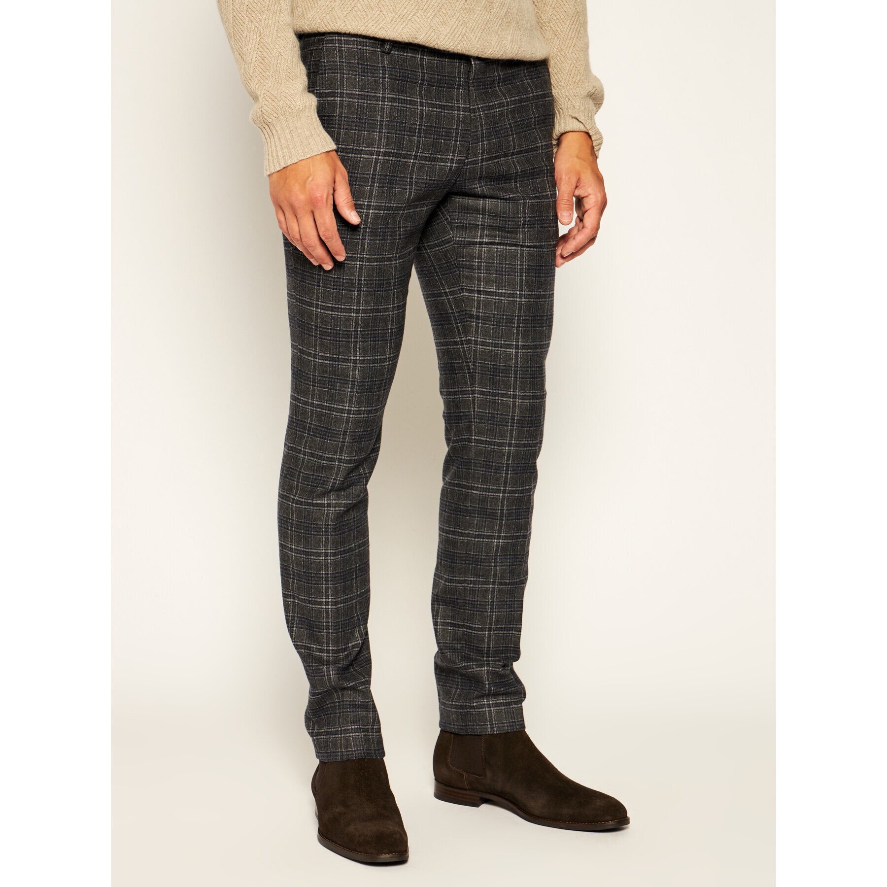 JOOP! Szövet nadrág 30017759 Szürke Extra Slim Fit - Pepit.hu