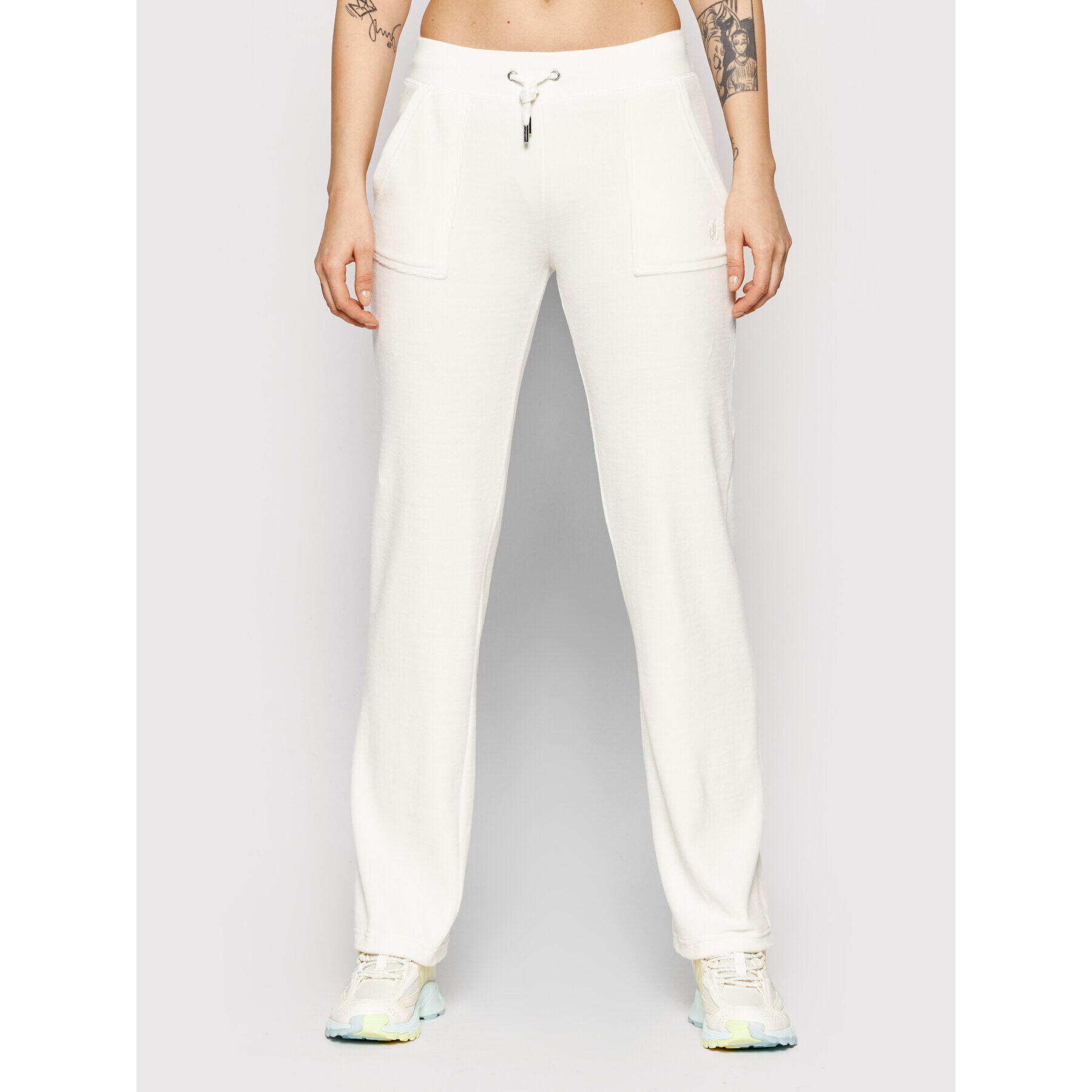 Juicy Couture Melegítő alsó Delray JCCB221003 Fehér Regular Fit - Pepit.hu