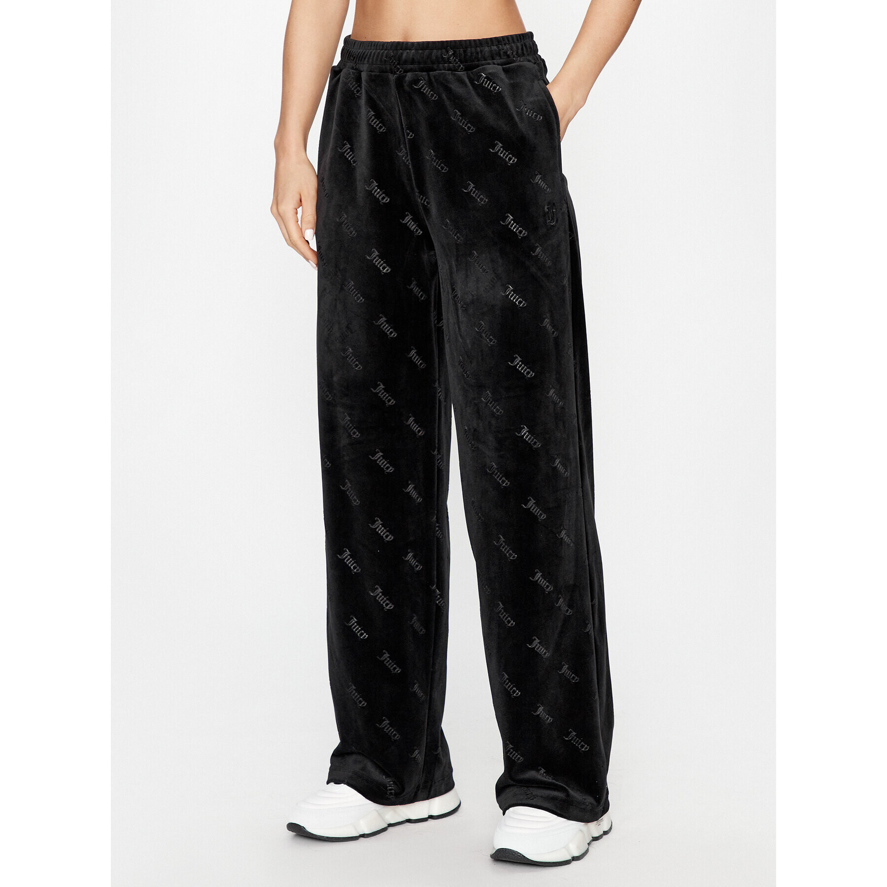 Juicy Couture Melegítő alsó Marina JCSBJ223422101 Fekete Regular Fit - Pepit.hu