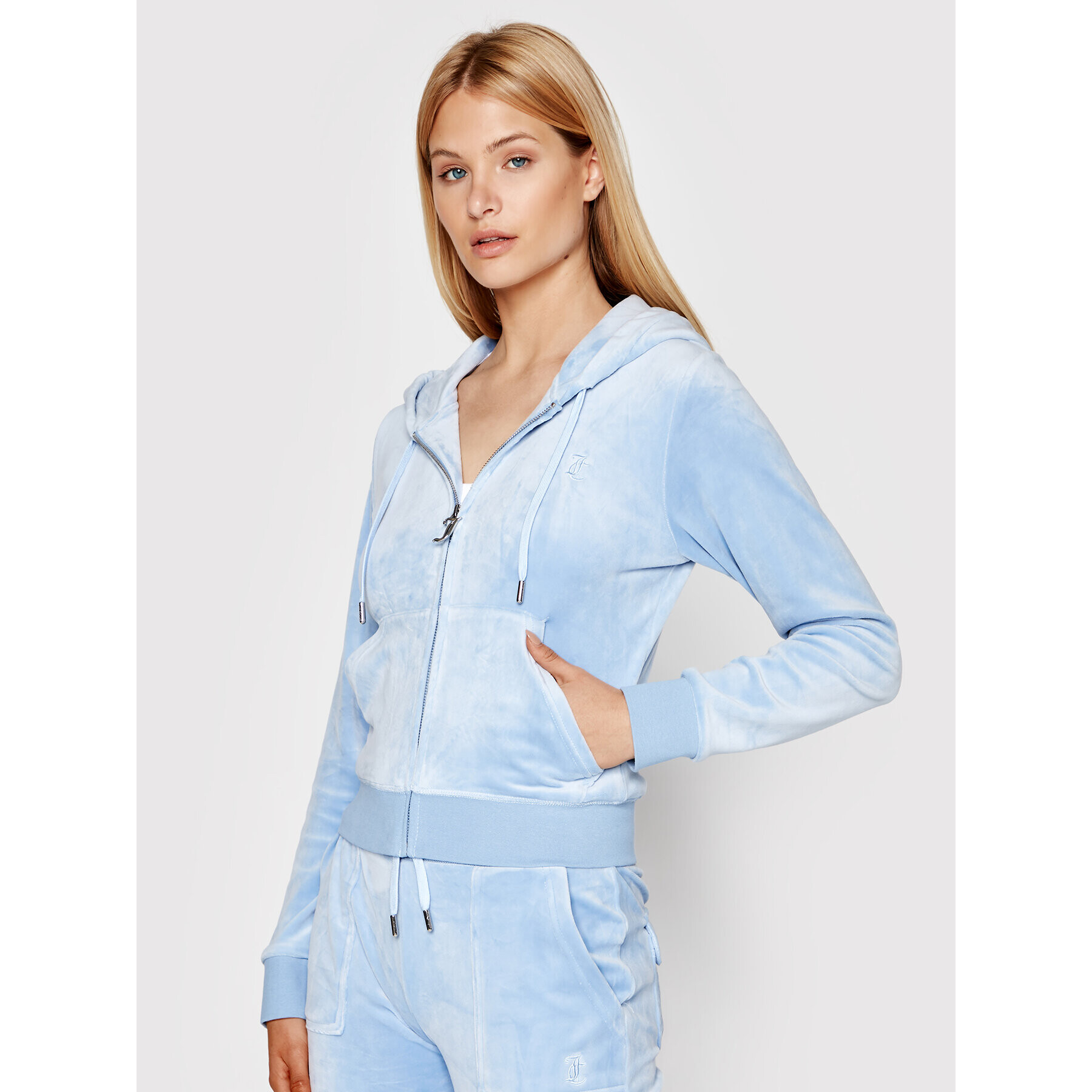 Juicy Couture Pulóver Robertson JCAP176 Kék Slim Fit - Pepit.hu