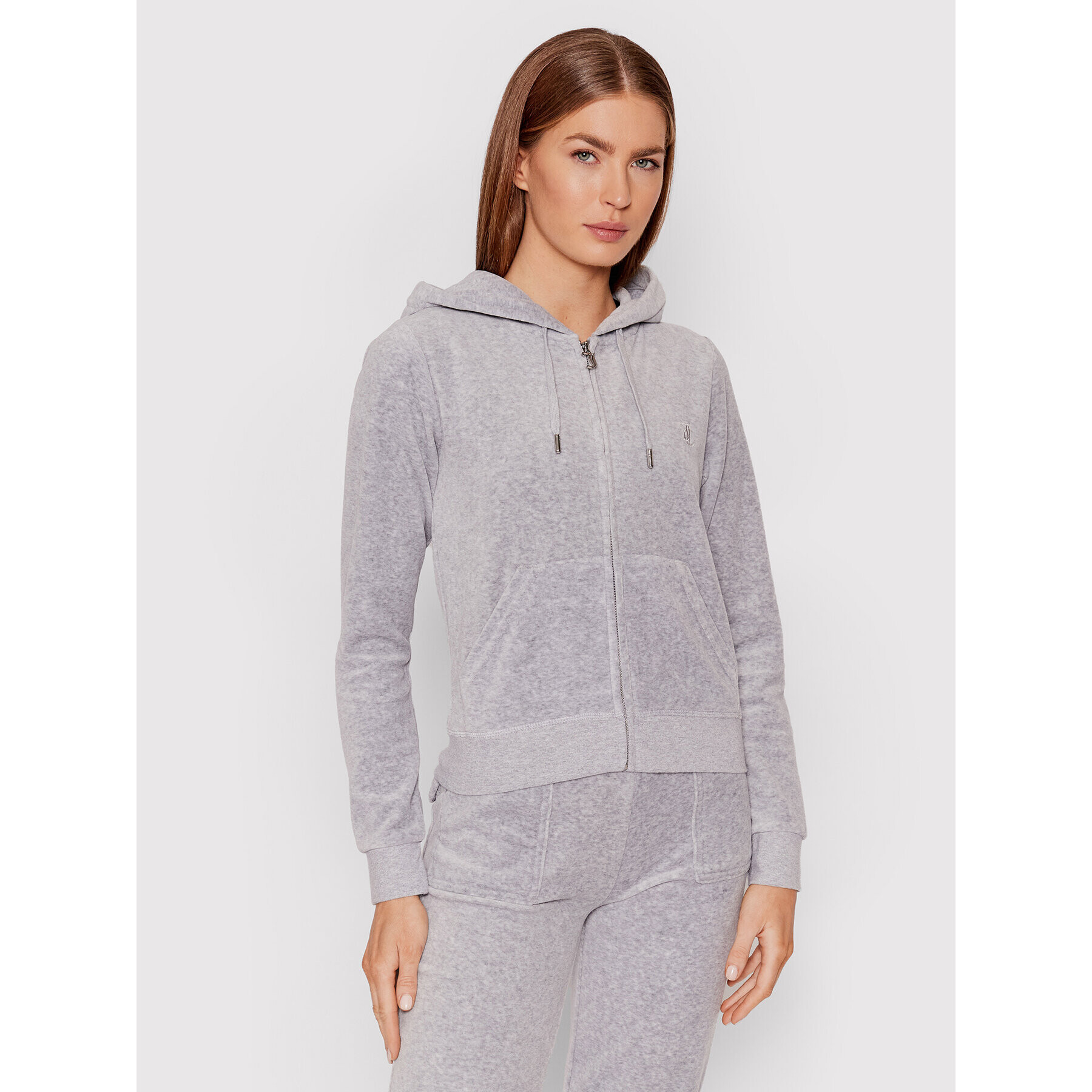 Juicy Couture Pulóver Robertson JCAP176 Szürke Regular Fit - Pepit.hu