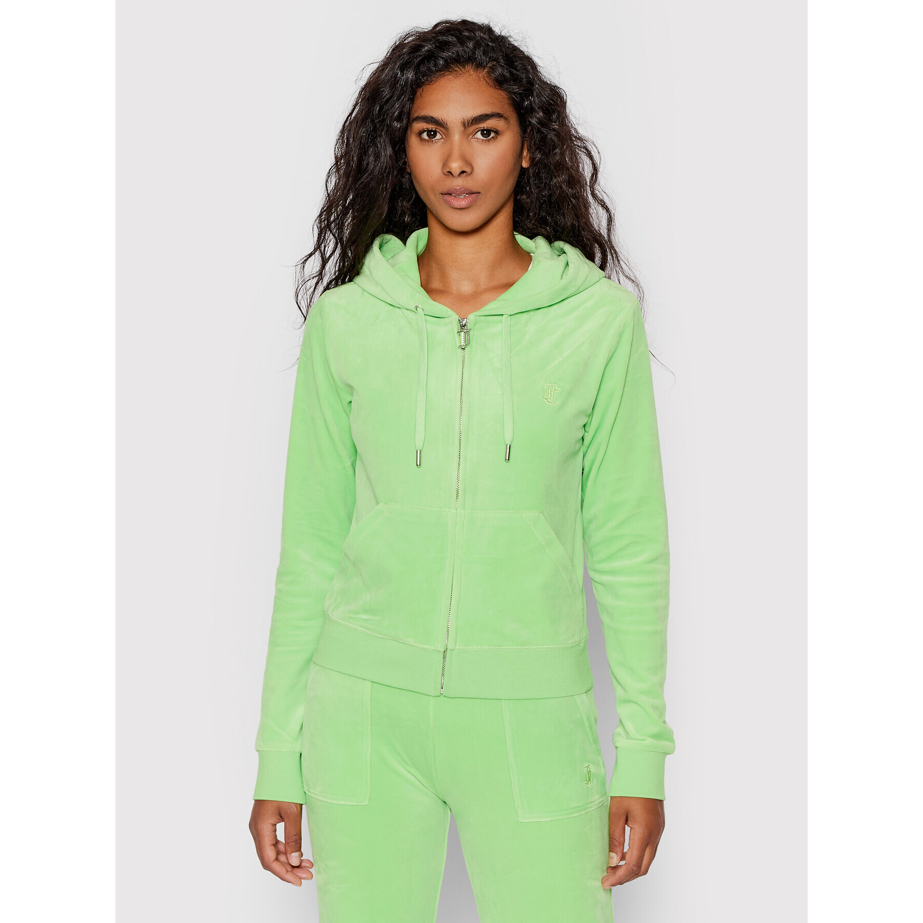 Juicy Couture Pulóver Robertson JCAP176 Zöld Regular Fit - Pepit.hu