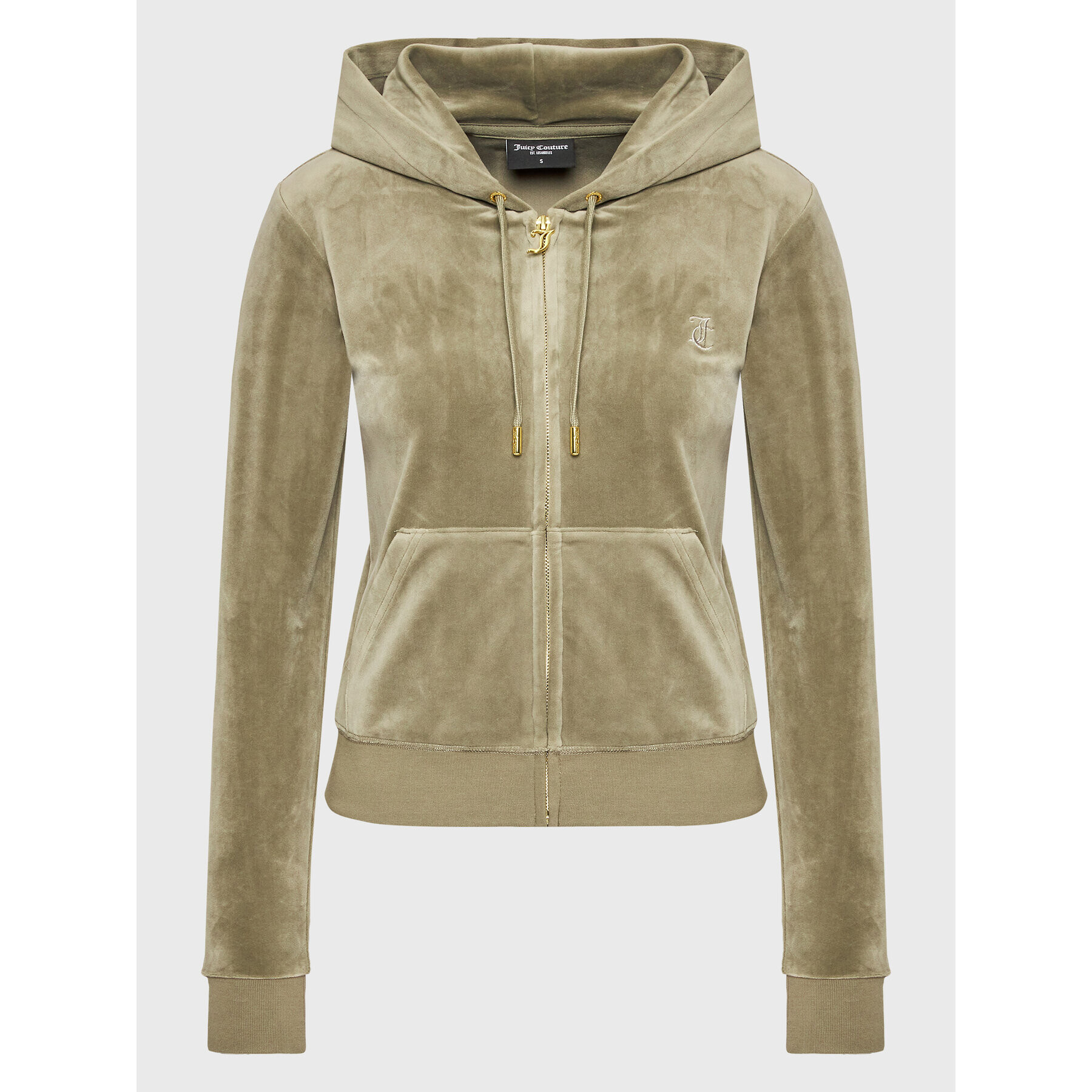 Juicy Couture Pulóver Robertson JCAP176 Zöld Slim Fit - Pepit.hu