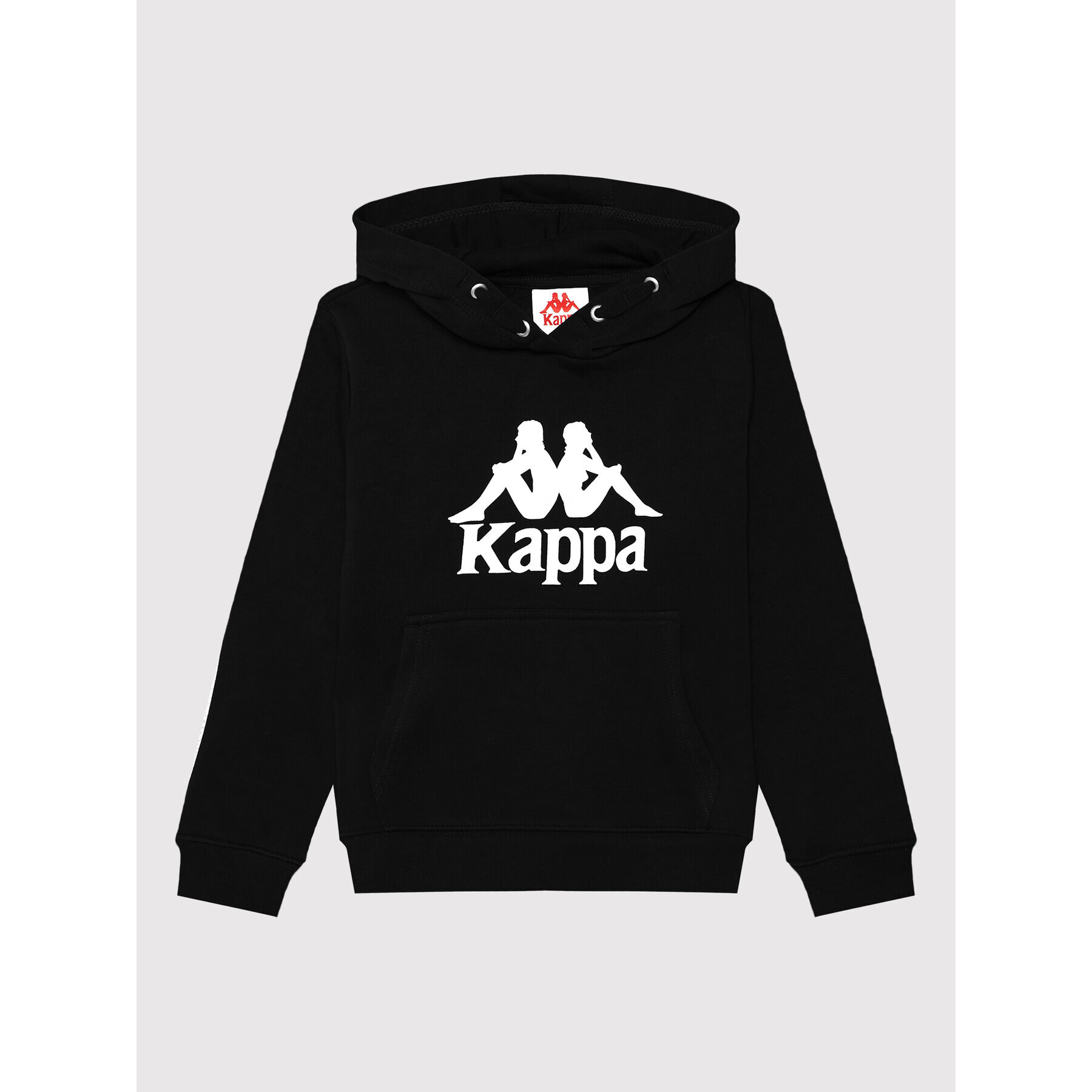 Kappa Pulóver 705322J Fekete Regular Fit - Pepit.hu