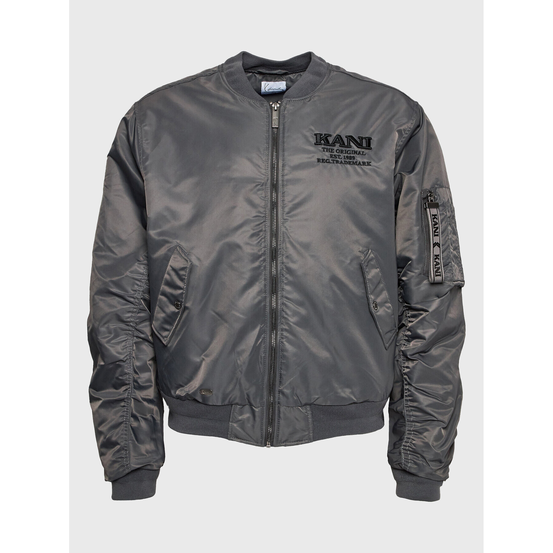 Karl Kani Bomber dzseki Chest Retro 6071699 Szürke Regular Fit - Pepit.hu