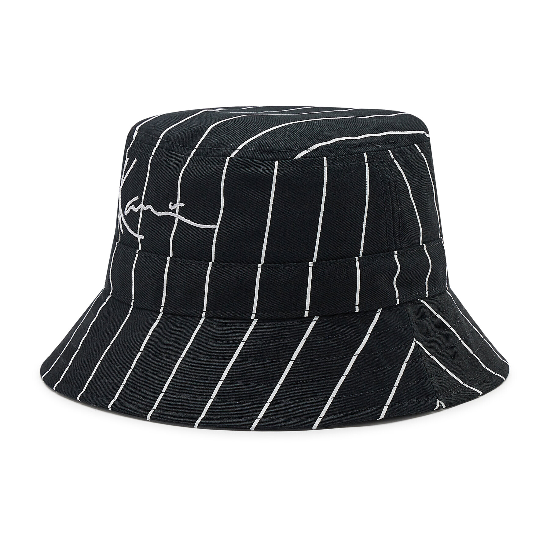 Karl Kani Kalap Signature Pinstripe Bucket 7015468 Fekete - Pepit.hu