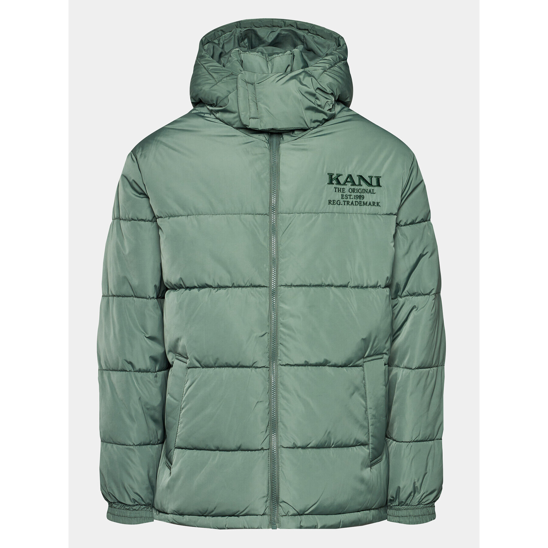 Karl Kani Pehelykabát Retro Hooded 6076044 Zöld Regular Fit - Pepit.hu