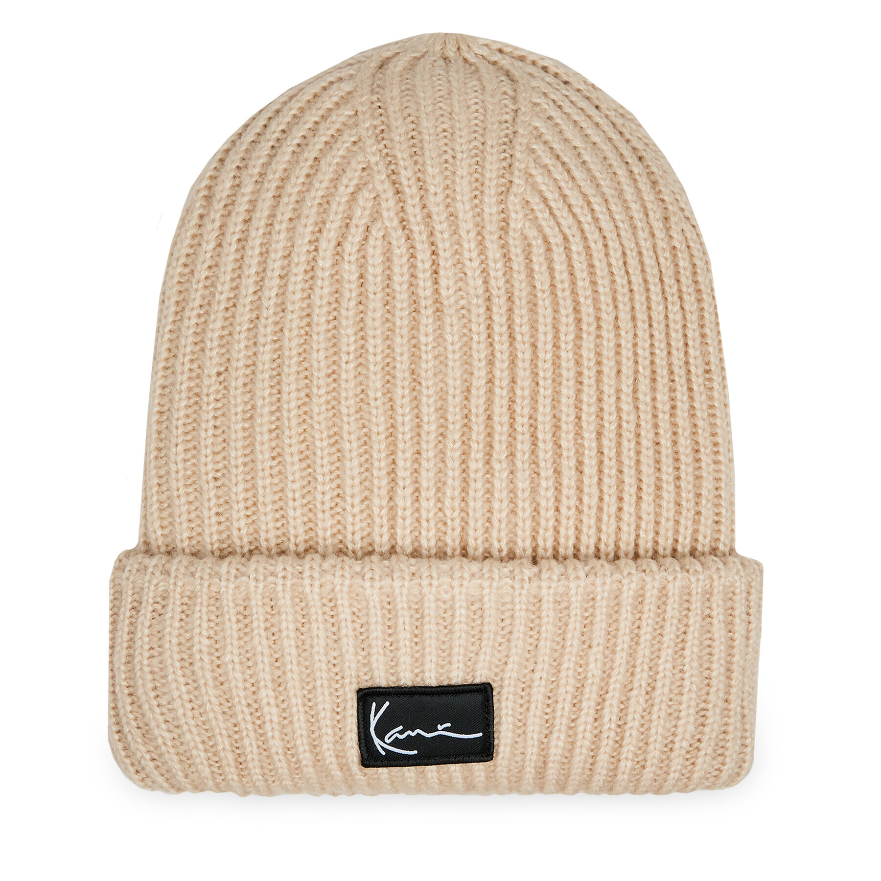 Karl Kani Sapka KK Woven Signature Cozy Beanie KA-233-033-1 Ekru - Pepit.hu