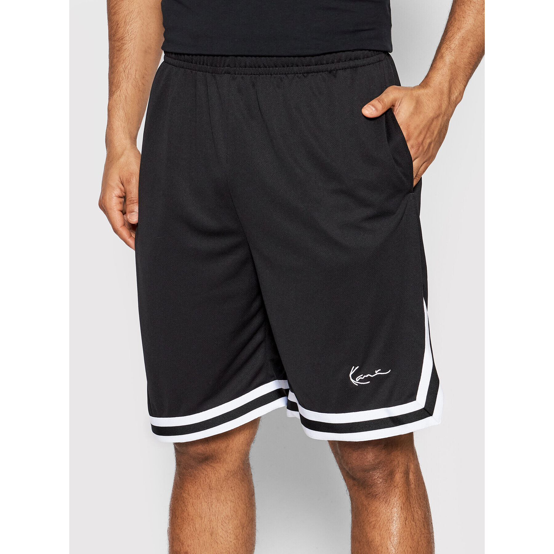 Karl Kani Sport rövidnadrág Signature Mesh 6014432 Fekete Relaxed Fit - Pepit.hu