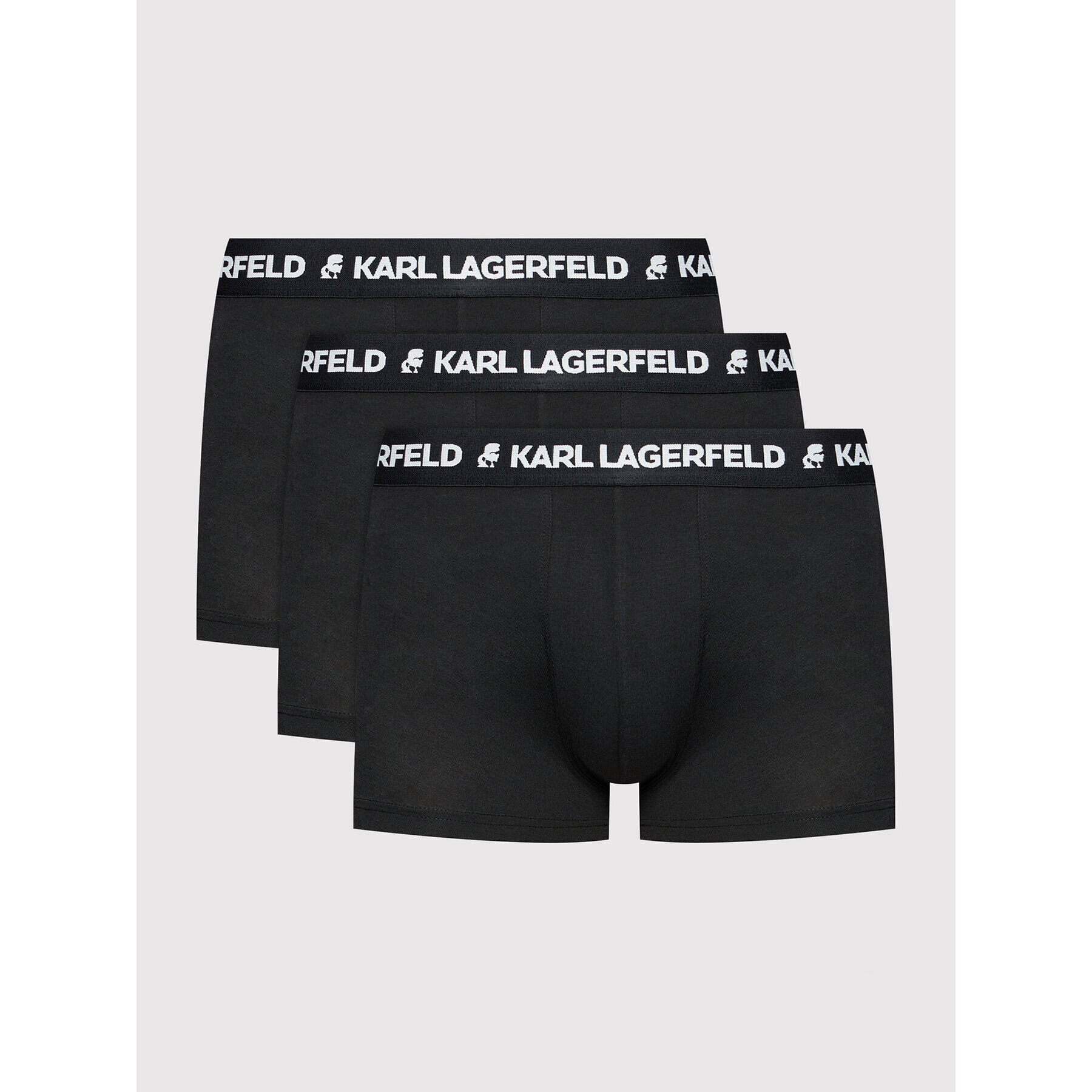 KARL LAGERFELD 3 darab boxer Logo 211M2102 Fekete - Pepit.hu