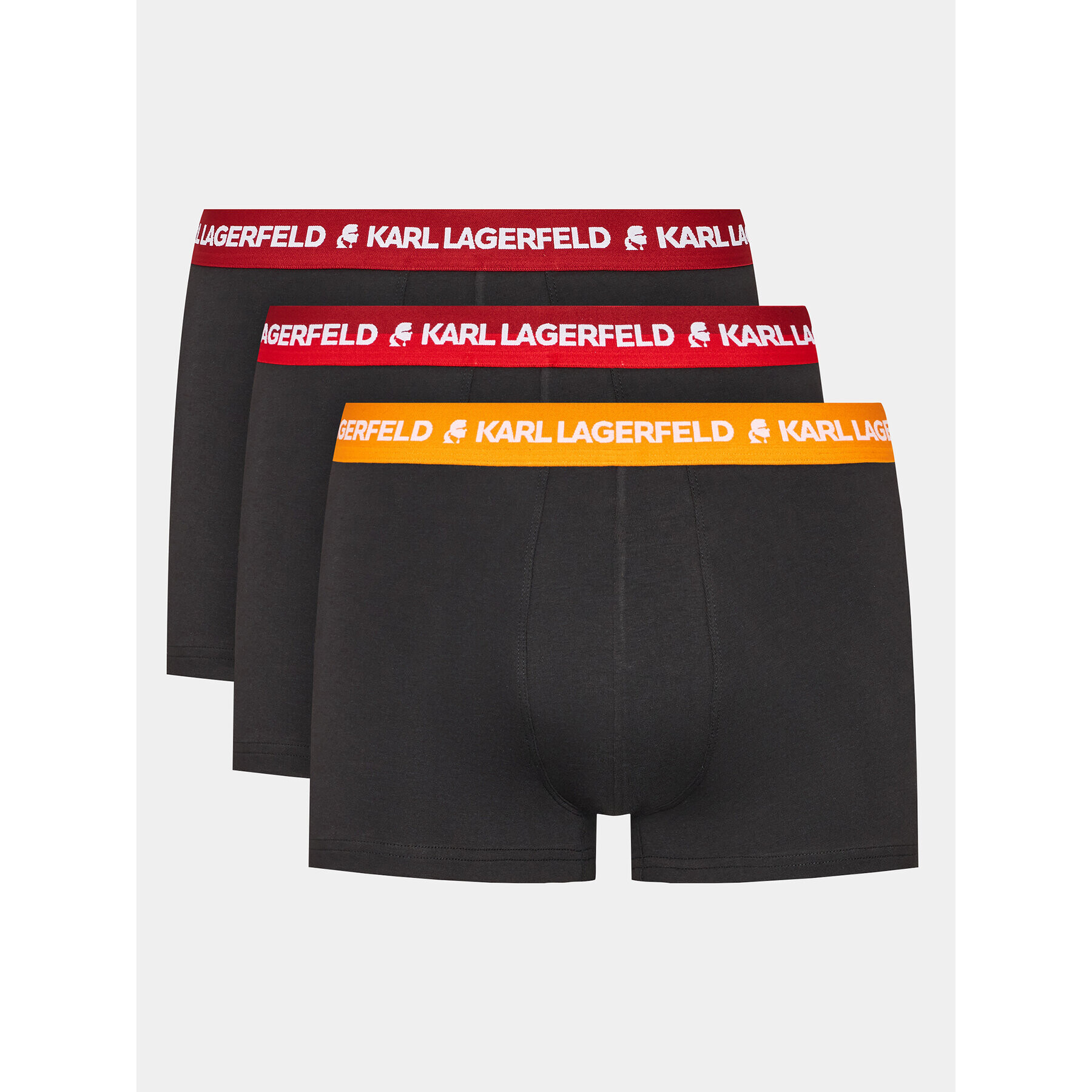 KARL LAGERFELD 3 darab boxer Logo 220M2210 Fekete - Pepit.hu