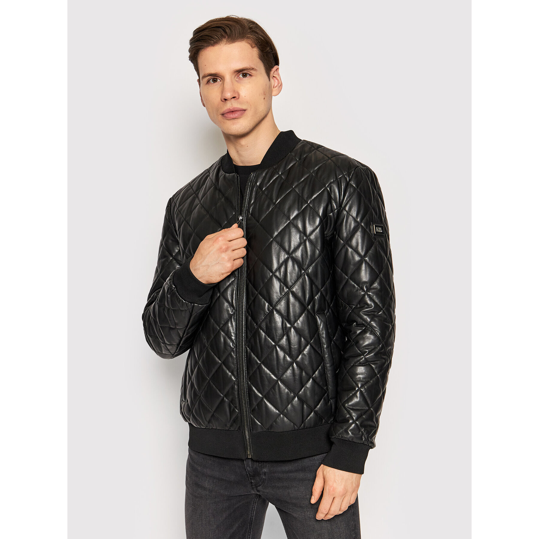 KARL LAGERFELD Bomber dzseki 555014 521410 Fekete Regular Fit - Pepit.hu