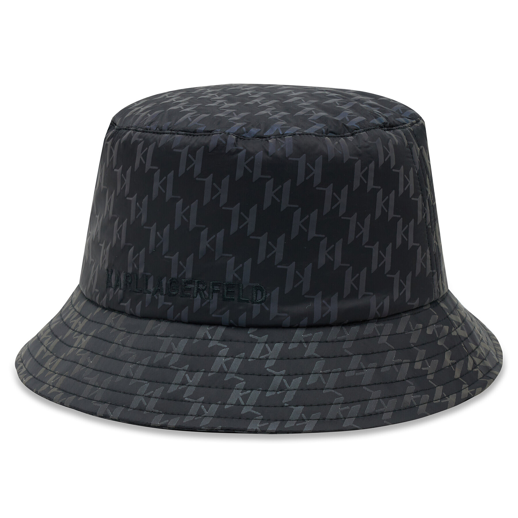 KARL LAGERFELD Bucket kalap Bucket Monogram 226M3402 Fekete - Pepit.hu