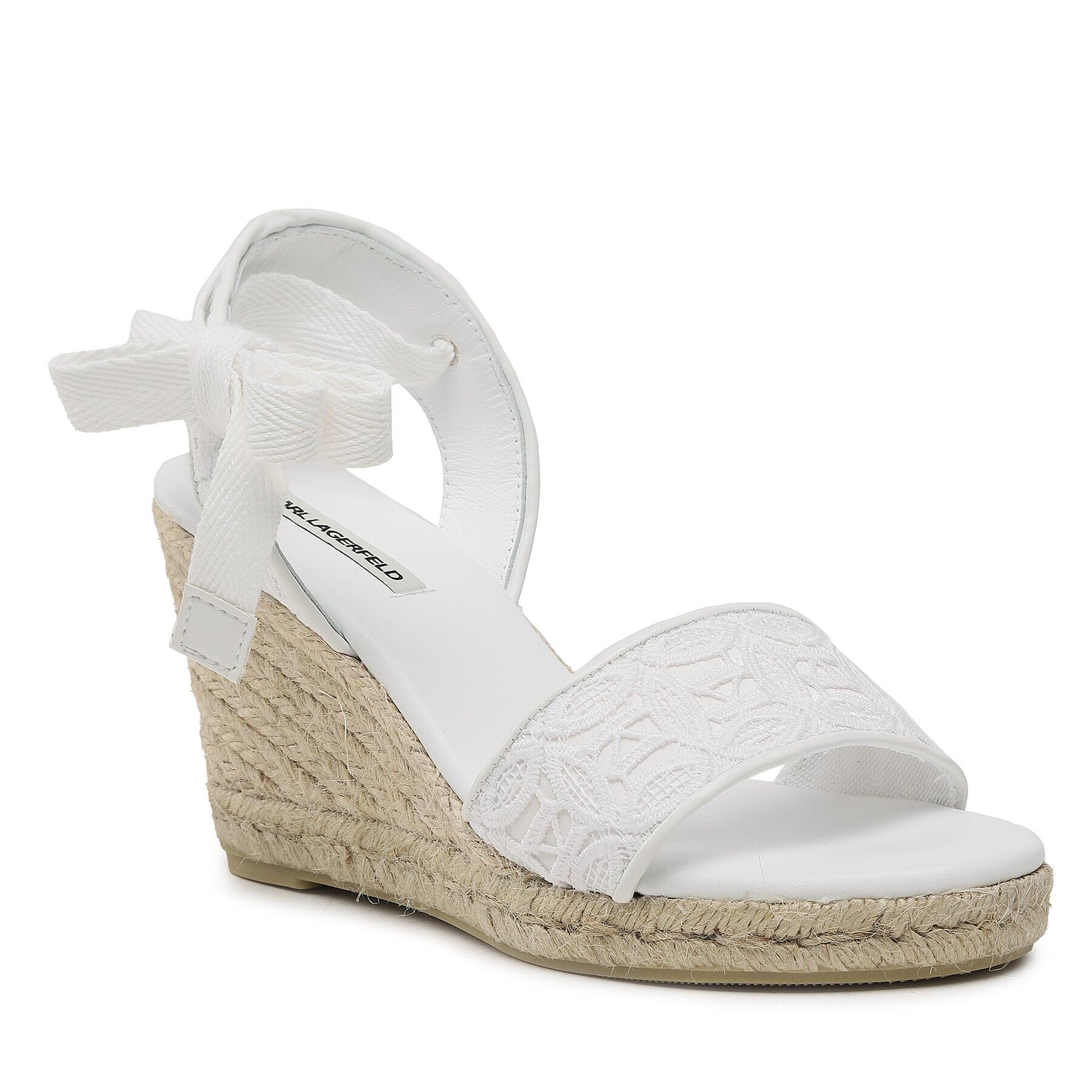 KARL LAGERFELD Espadrilles KL32205 Fehér - Pepit.hu